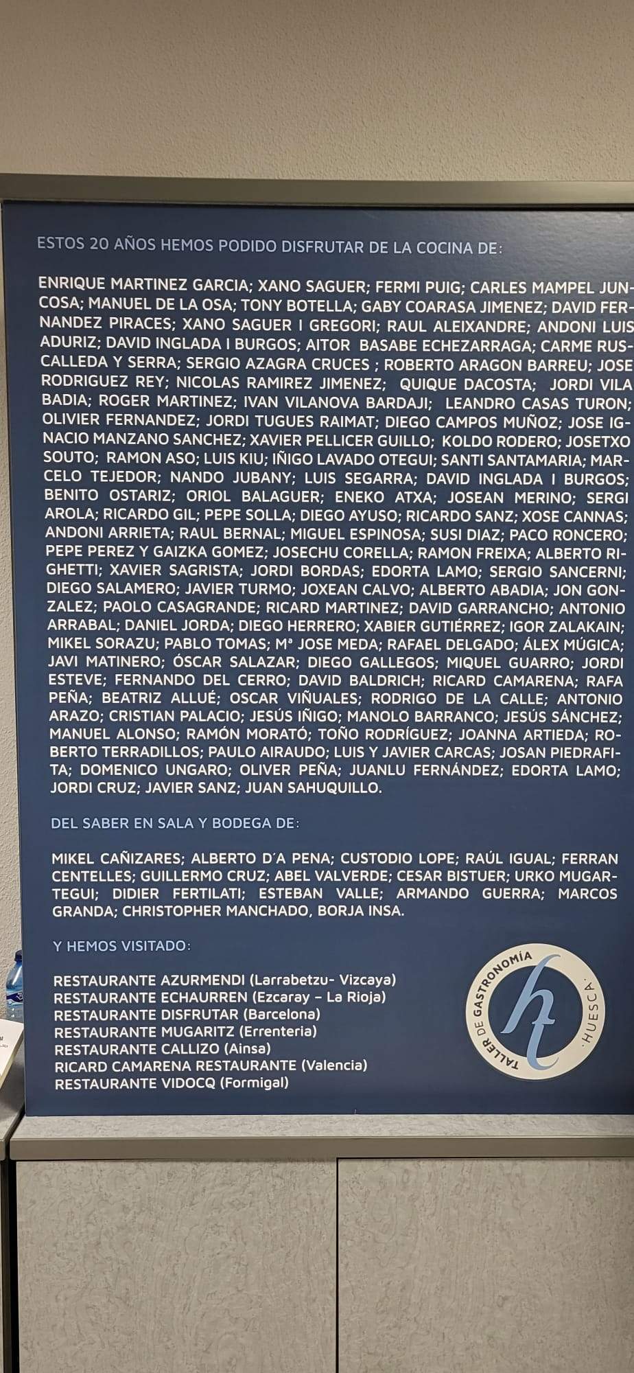 Presentación de los Talleres de Gastronomía de la Asociación de Hostelería.