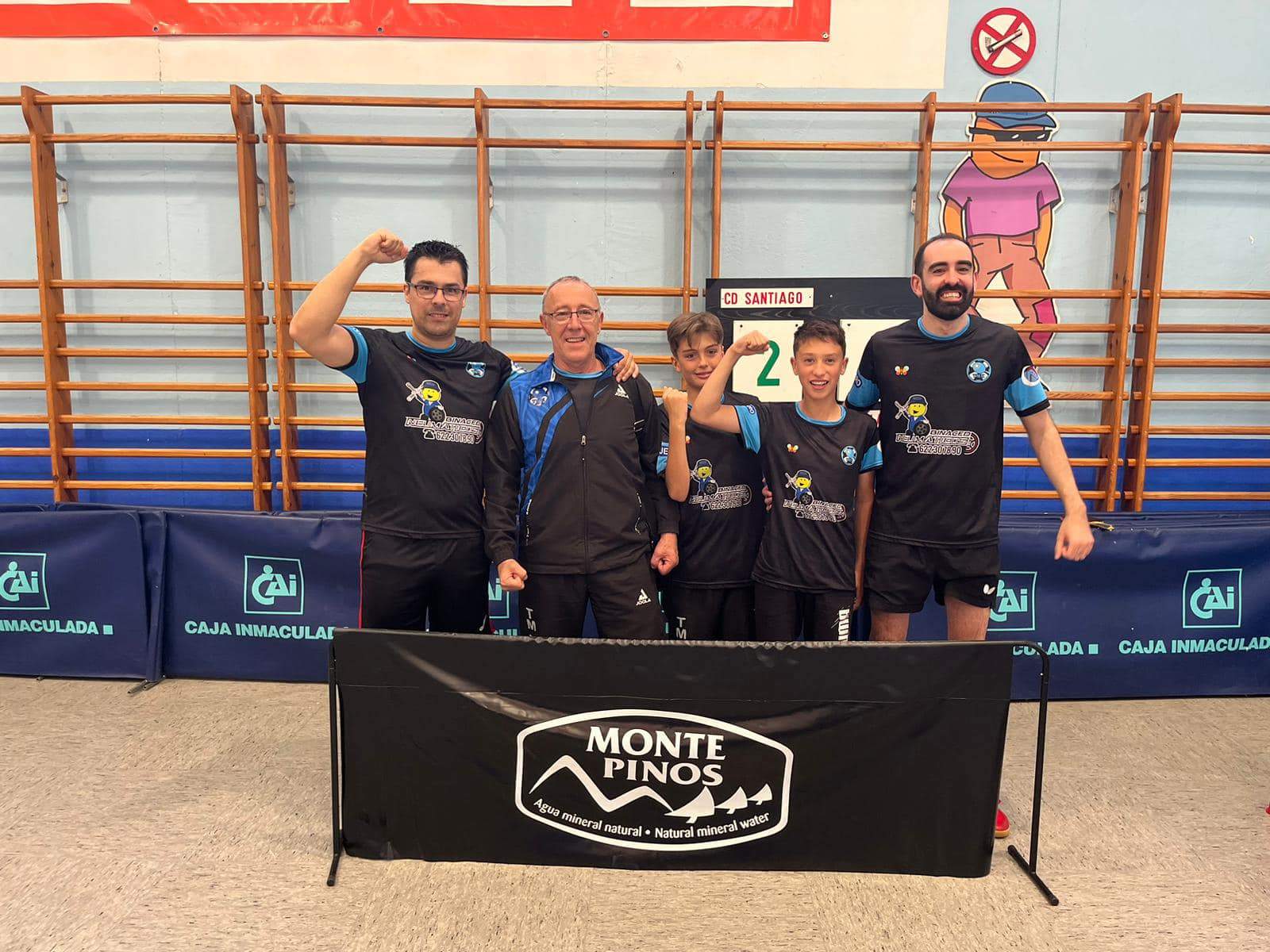 Club Tenis de Mesa Monzón, flamante campeón de la Liga Monte Pinos y nuevo equipo de Segunda Nacional.