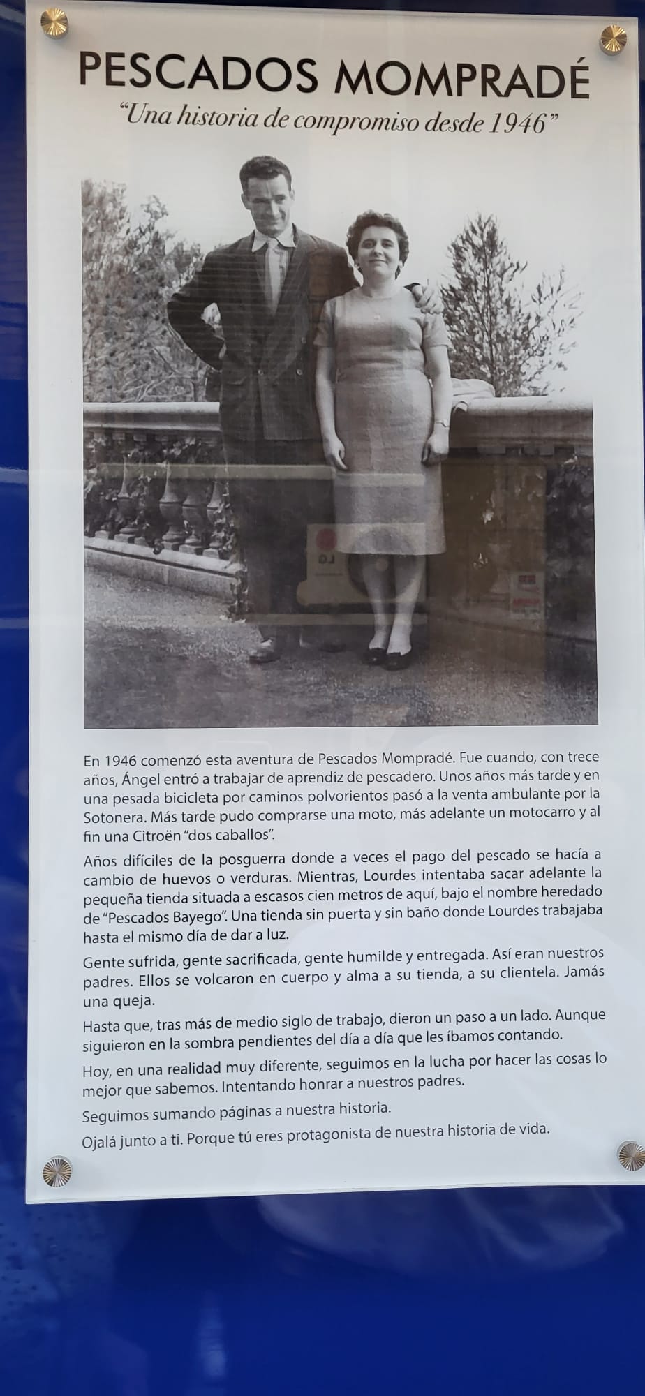 Homenaje a Ángel Mompradé y Lourdes Viñuales