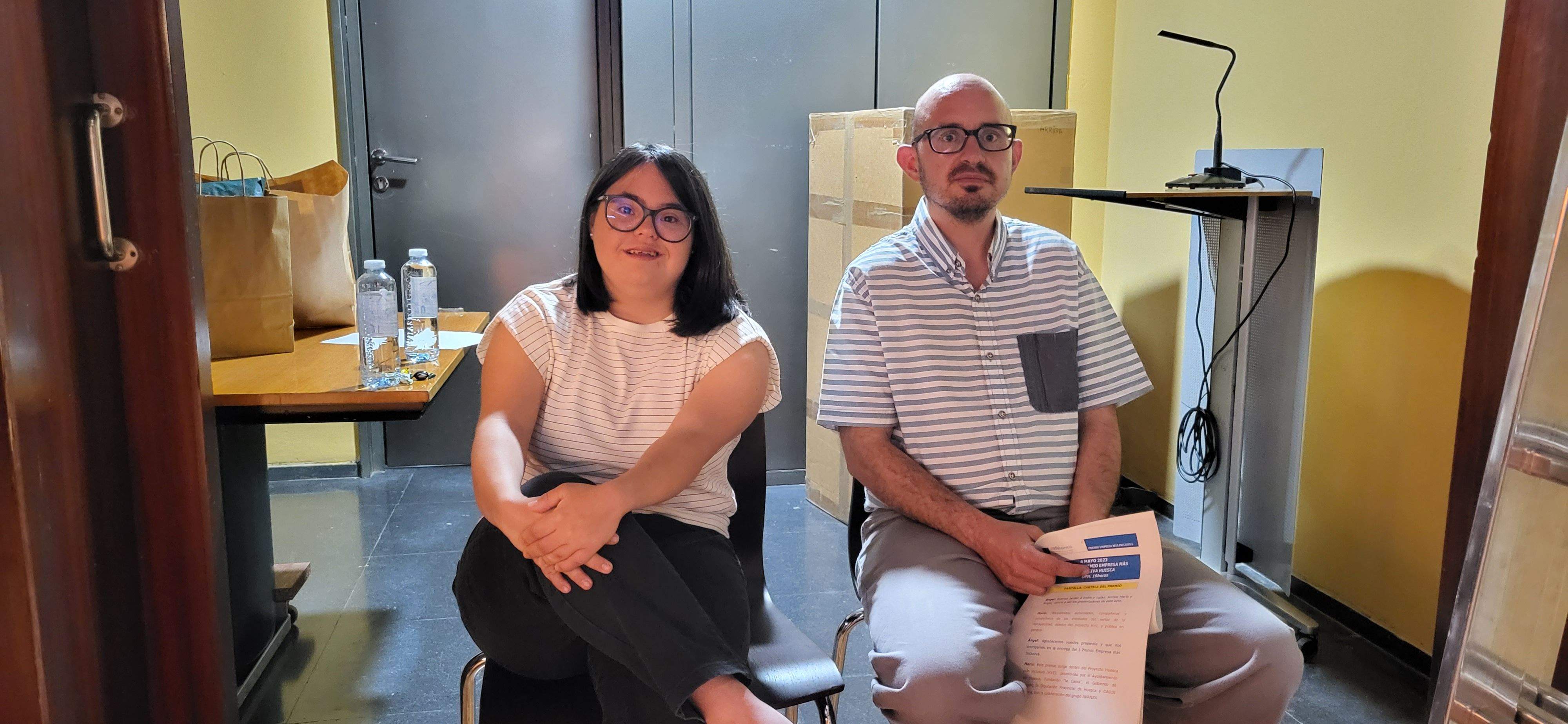 Entrega del primer premio Empresa más inclusiva. Foto Myriam Martínez