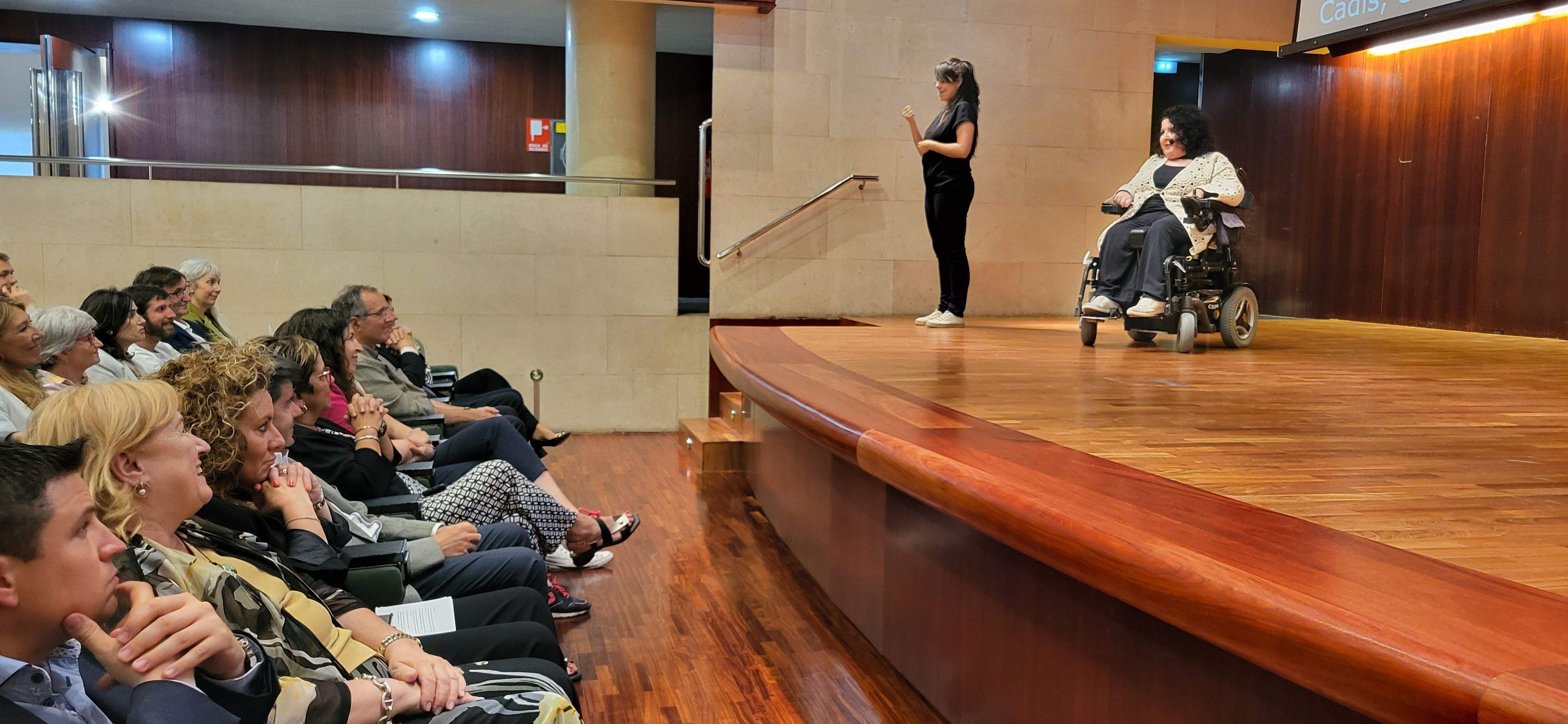 Entrega del primer premio Empresa más inclusiva. Foto Myriam Martínez