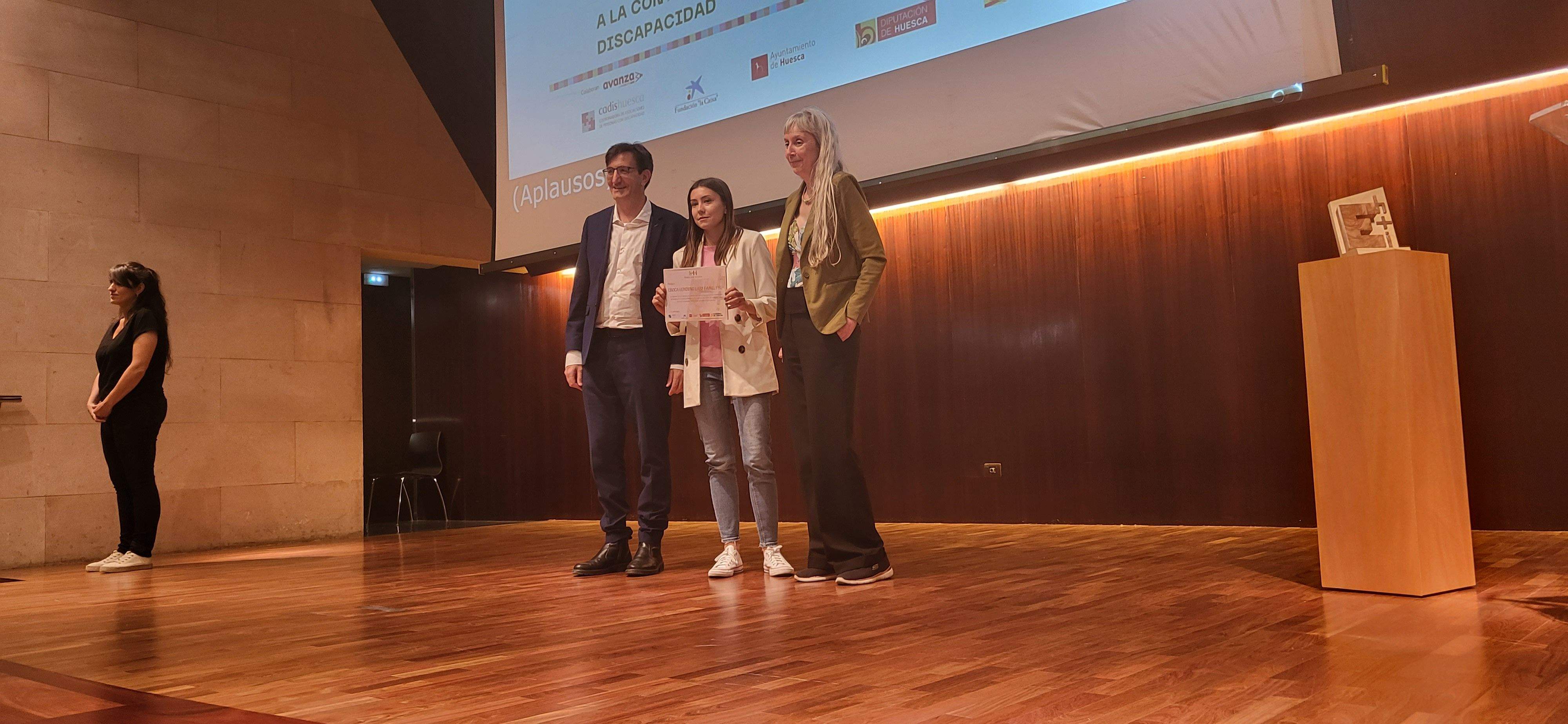 Entrega del primer premio Empresa más inclusiva. Foto Myriam Martínez