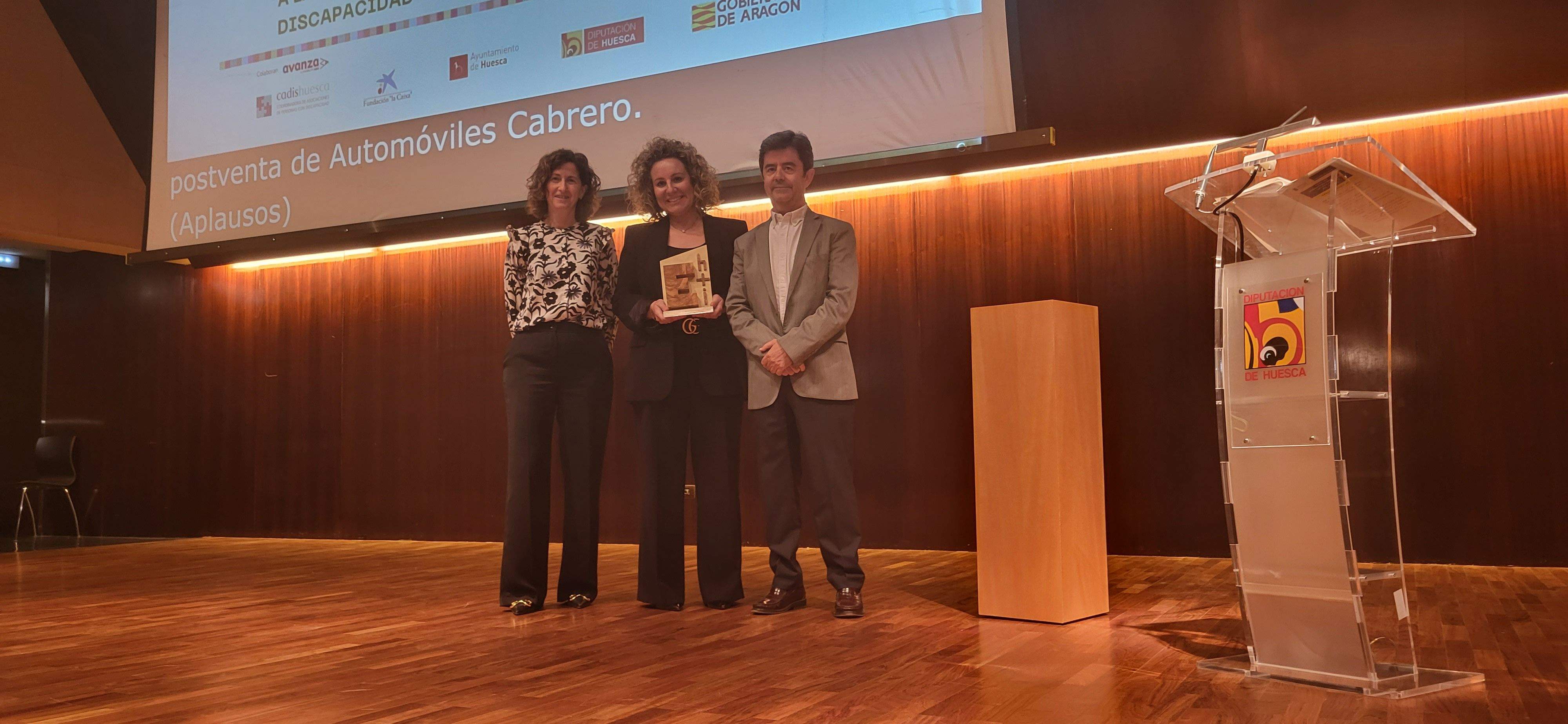 Entrega del primer premio Empresa más inclusiva. Foto Myriam Martínez