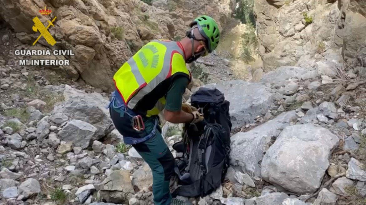 Especialistas del Greim en una acción de rescate