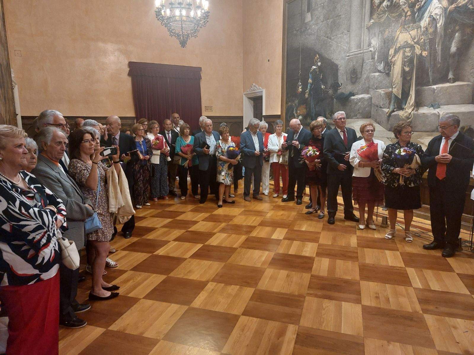 Bodas de Oro de 18 matrimonios oscenses.