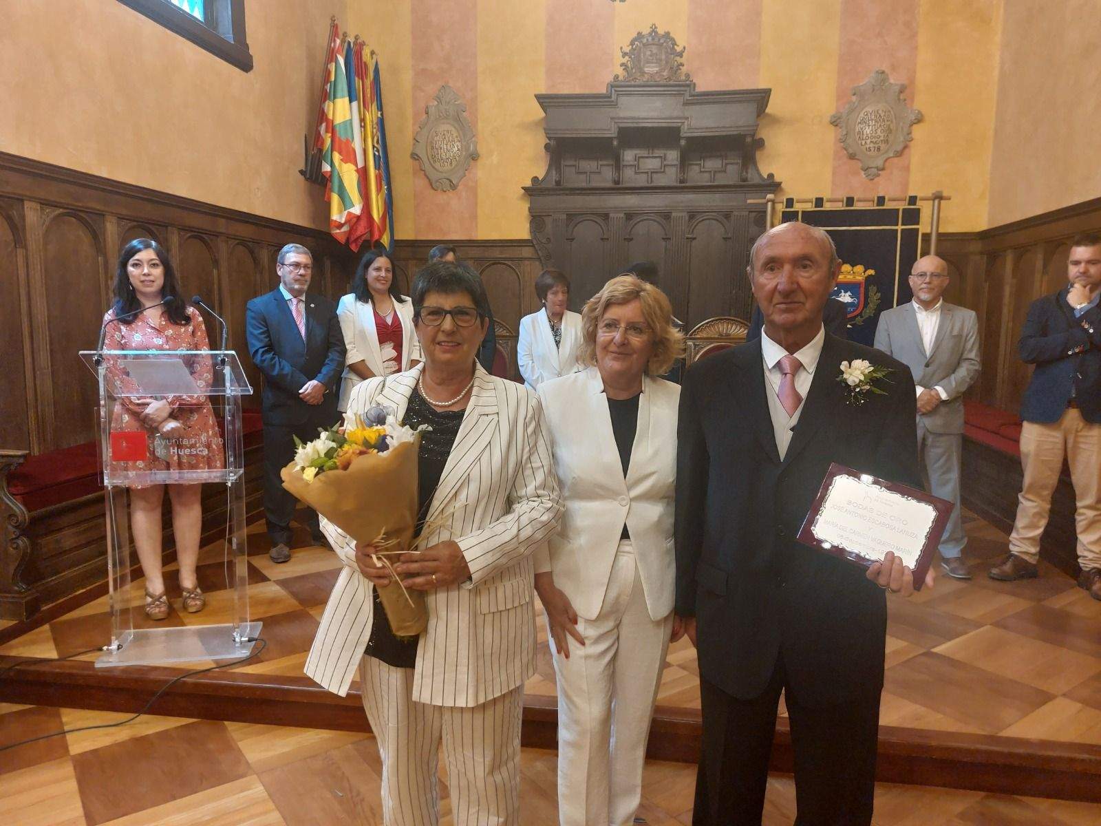 Bodas de Oro de 18 matrimonios oscenses.