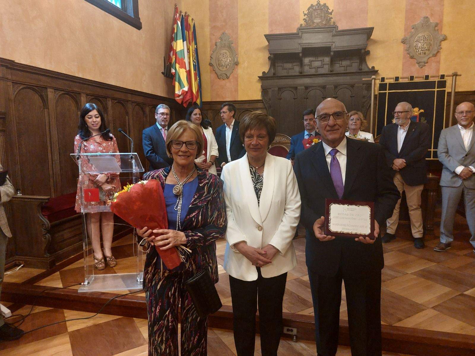 Bodas de Oro de 18 matrimonios oscenses.