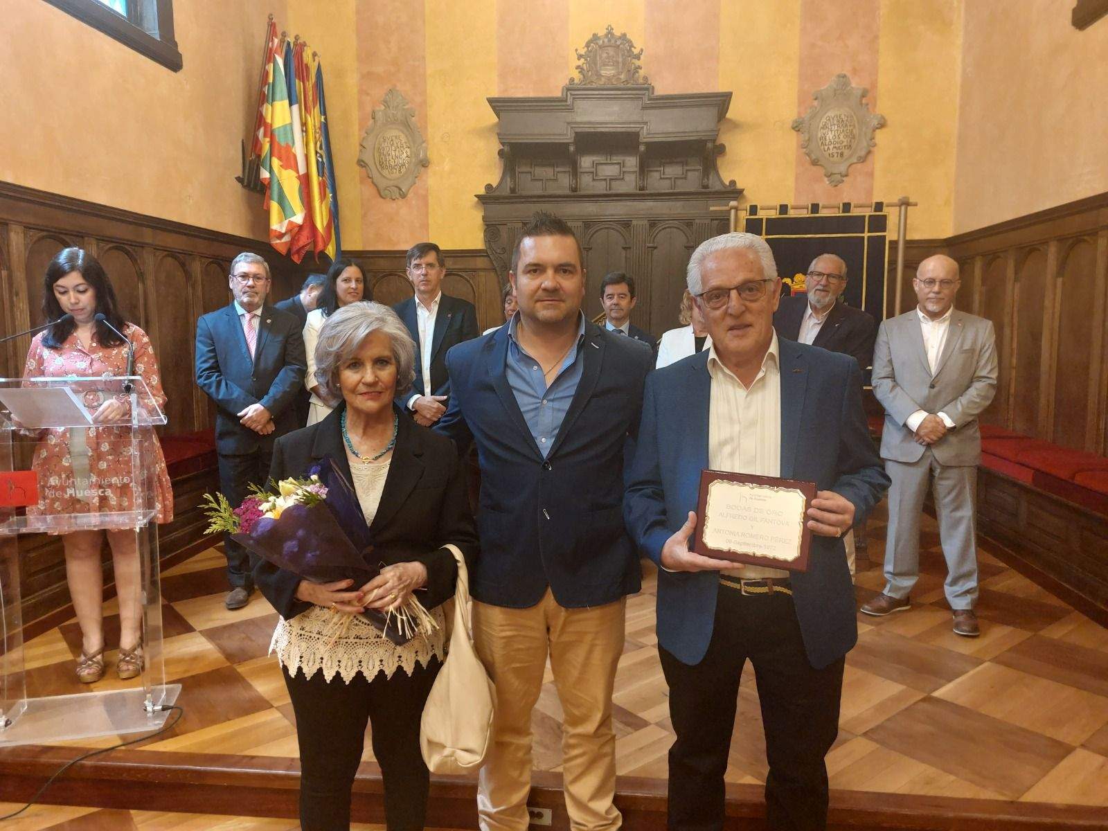 Bodas de Oro de 18 matrimonios oscenses.