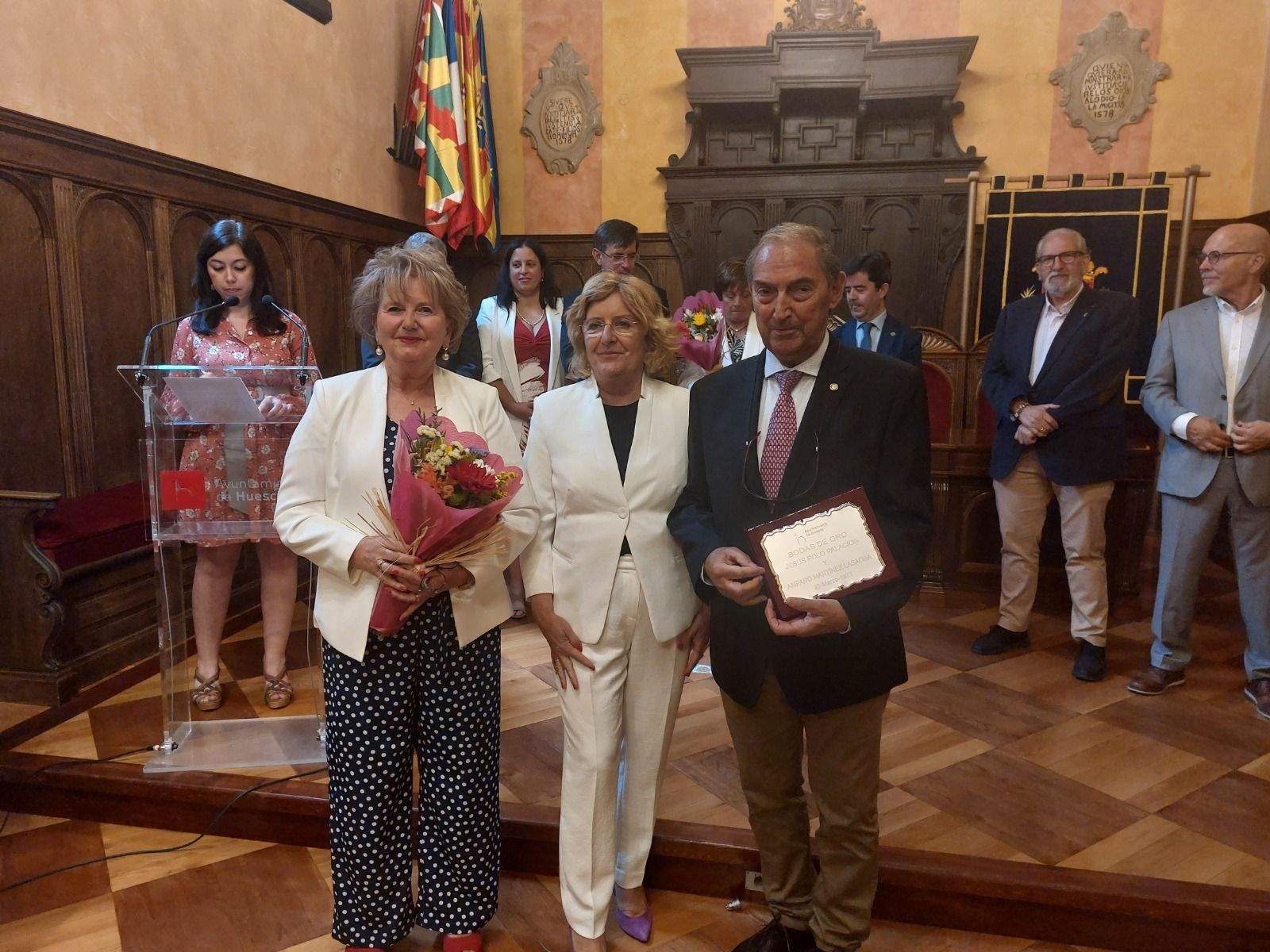 Bodas de Oro de 18 matrimonios oscenses.