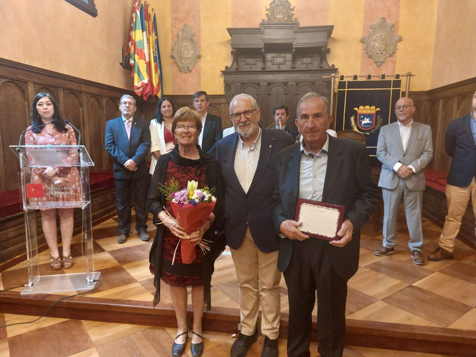 Bodas de Oro de 18 matrimonios oscenses.