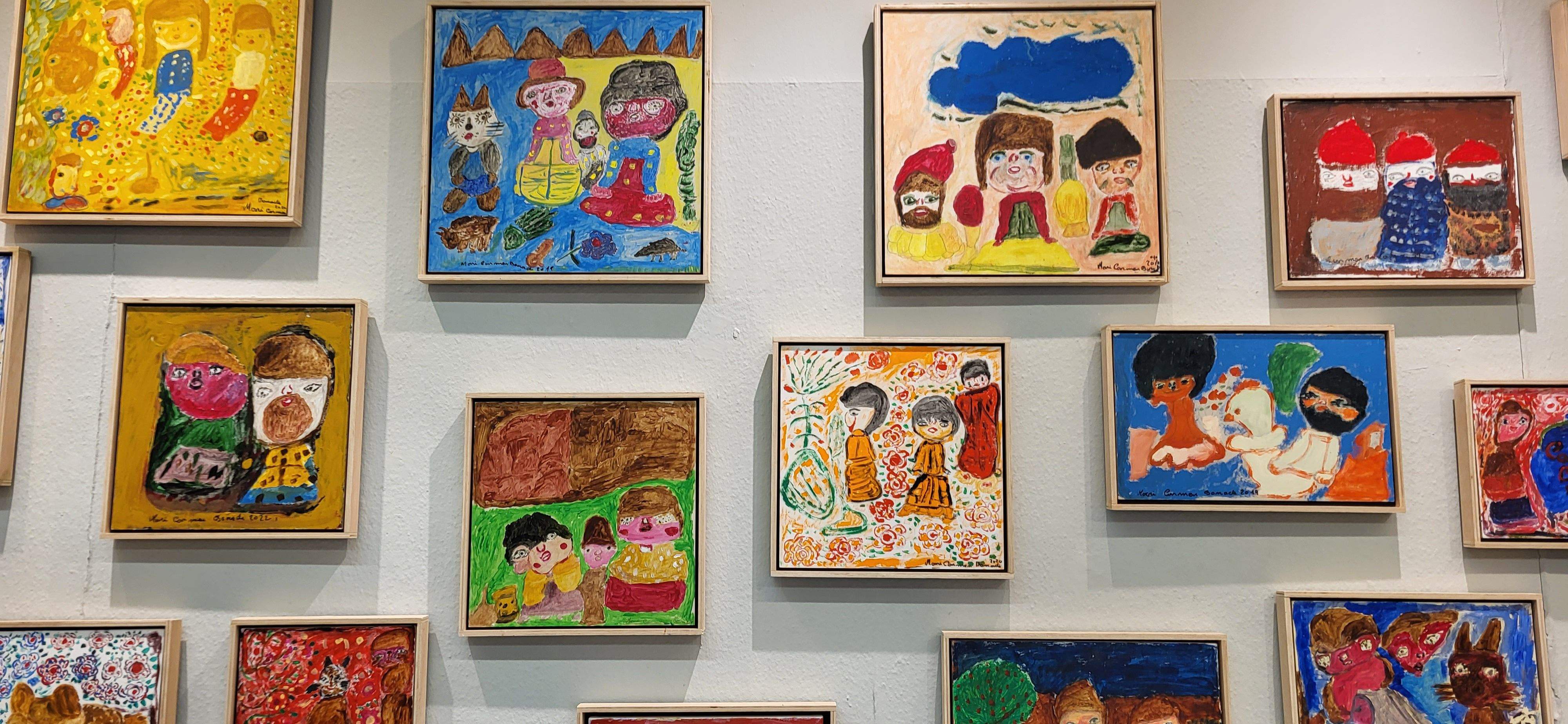 Exposición de Carmen Bonache en el Centro Cultural Manuel Benito Moliner. Foto Myriam Martínez