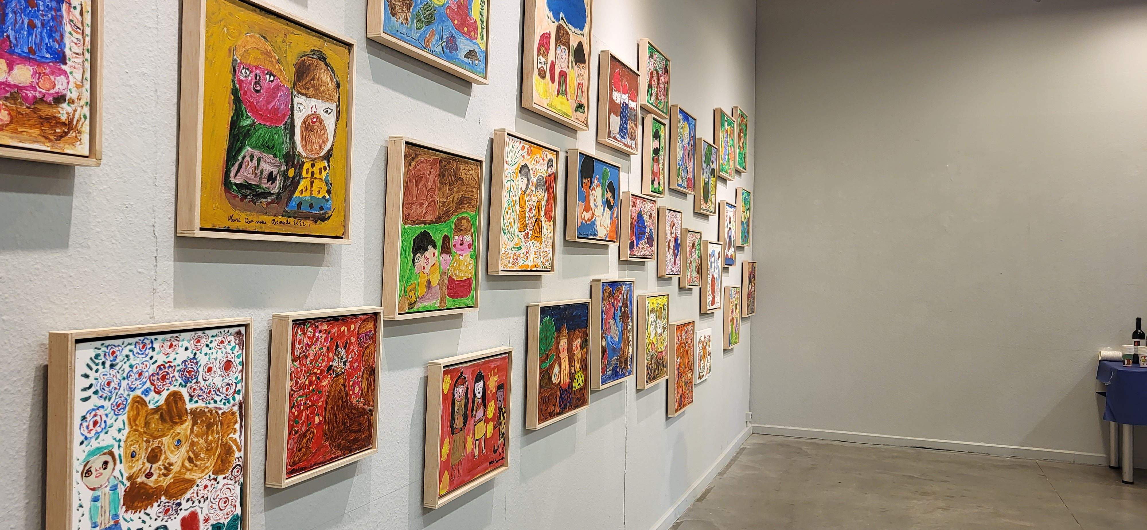 Exposición de Carmen Bonache en el Centro Cultural Manuel Benito Moliner. Foto Myriam Martínez