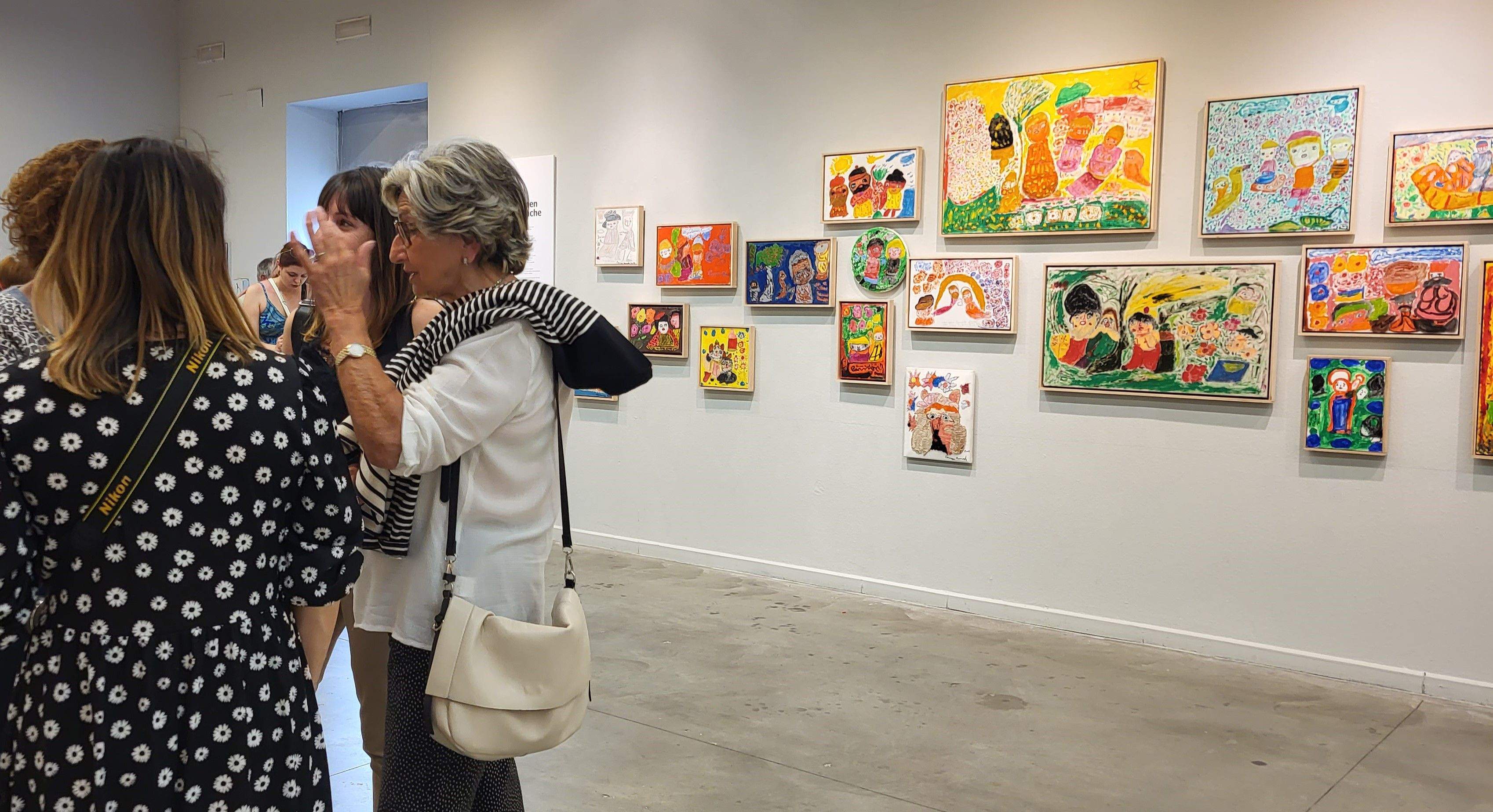 Exposición de Carmen Bonache en el Centro Cultural Manuel Benito Moliner. Foto Myriam Martínez