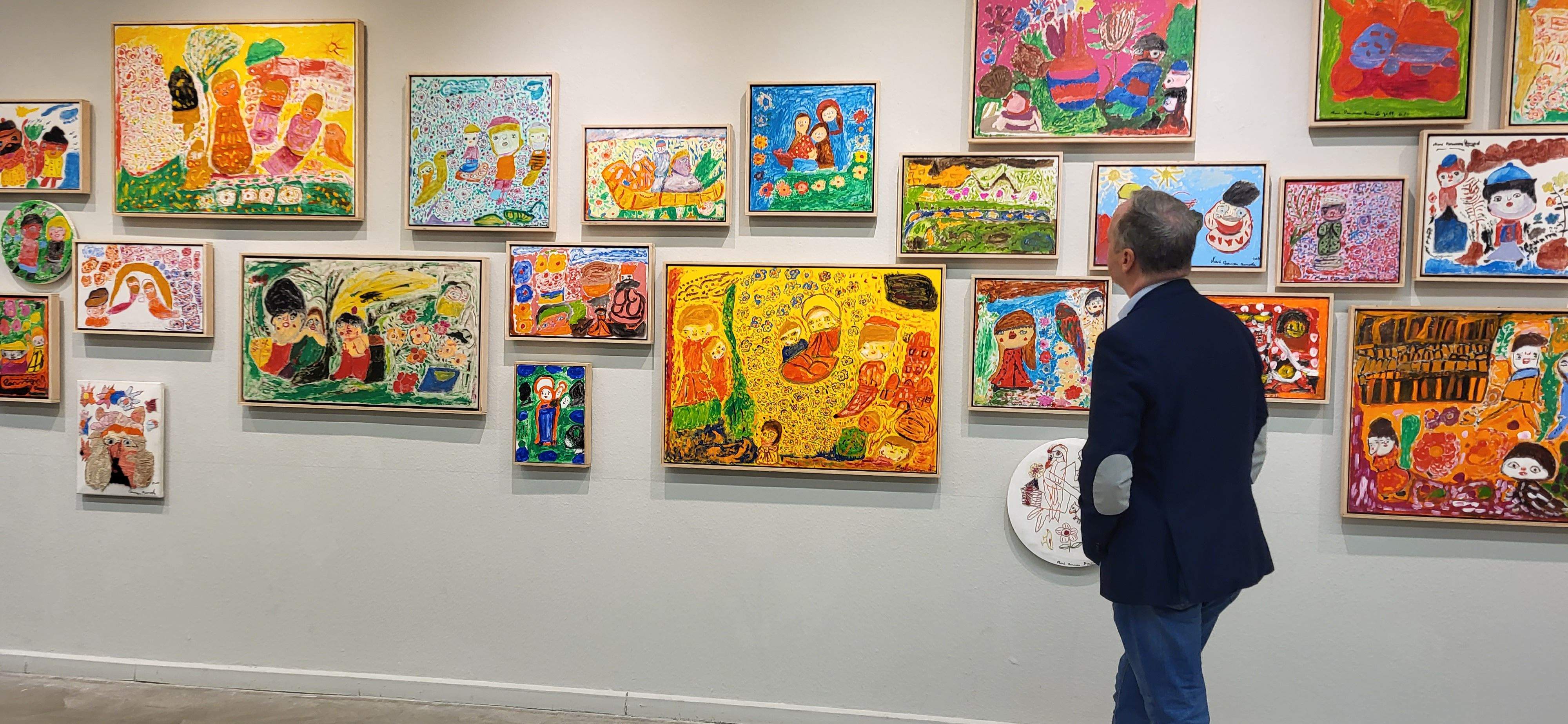 Exposición de Carmen Bonache en el Centro Cultural Manuel Benito Moliner. Foto Myriam Martínez