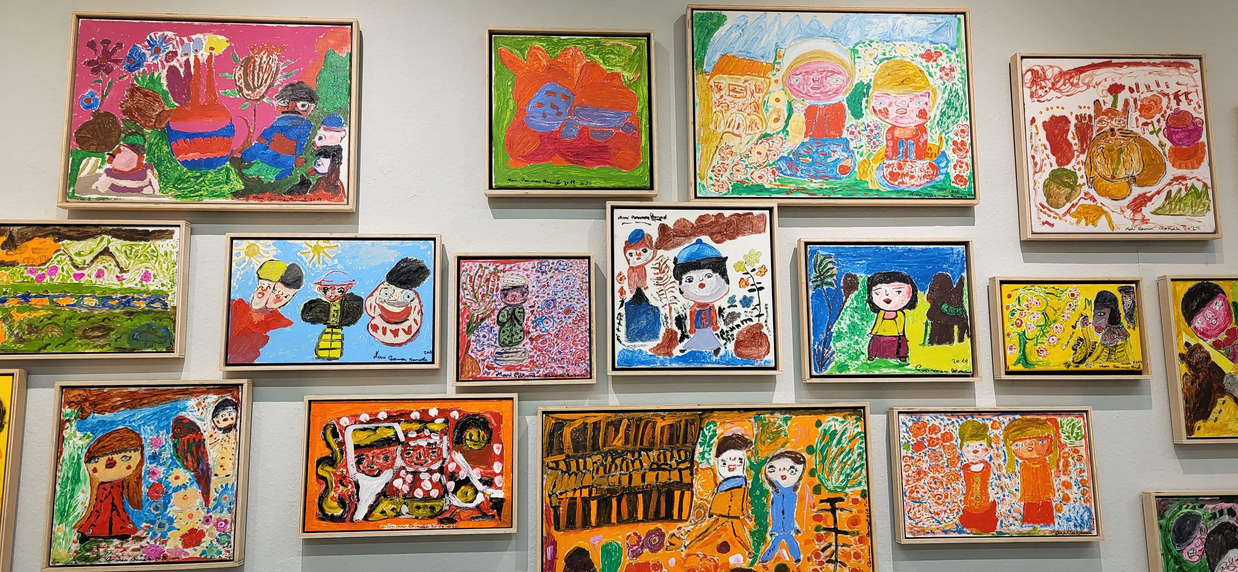 Exposición de Carmen Bonache en el Centro Cultural Manuel Benito Moliner. Foto Myriam Martínez