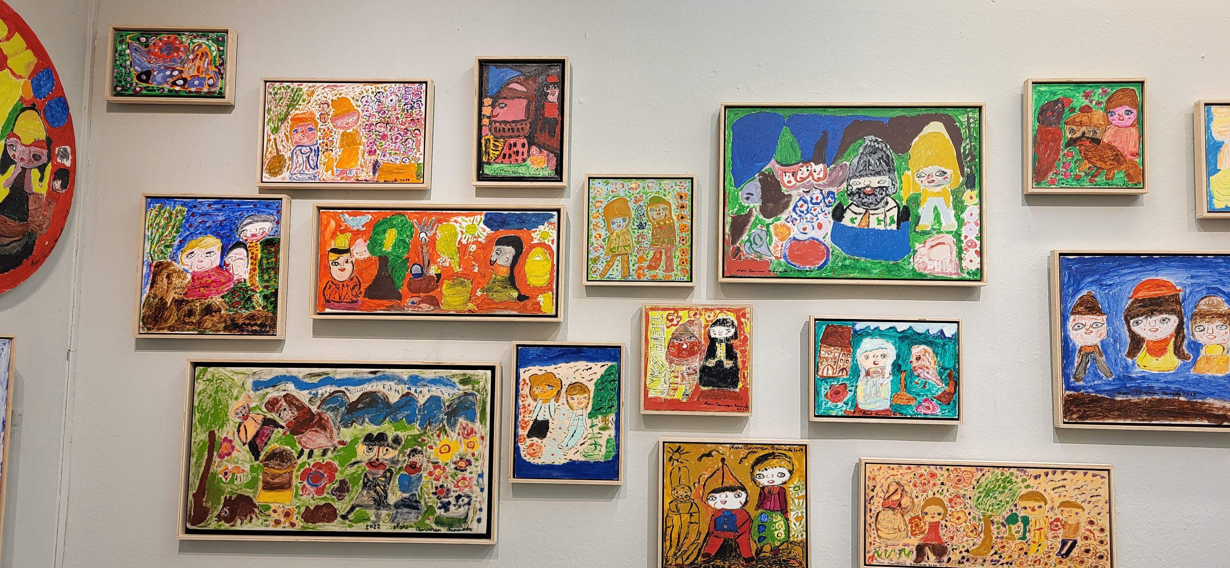 Exposición de Carmen Bonache en el Centro Cultural Manuel Benito Moliner. Foto Myriam Martínez