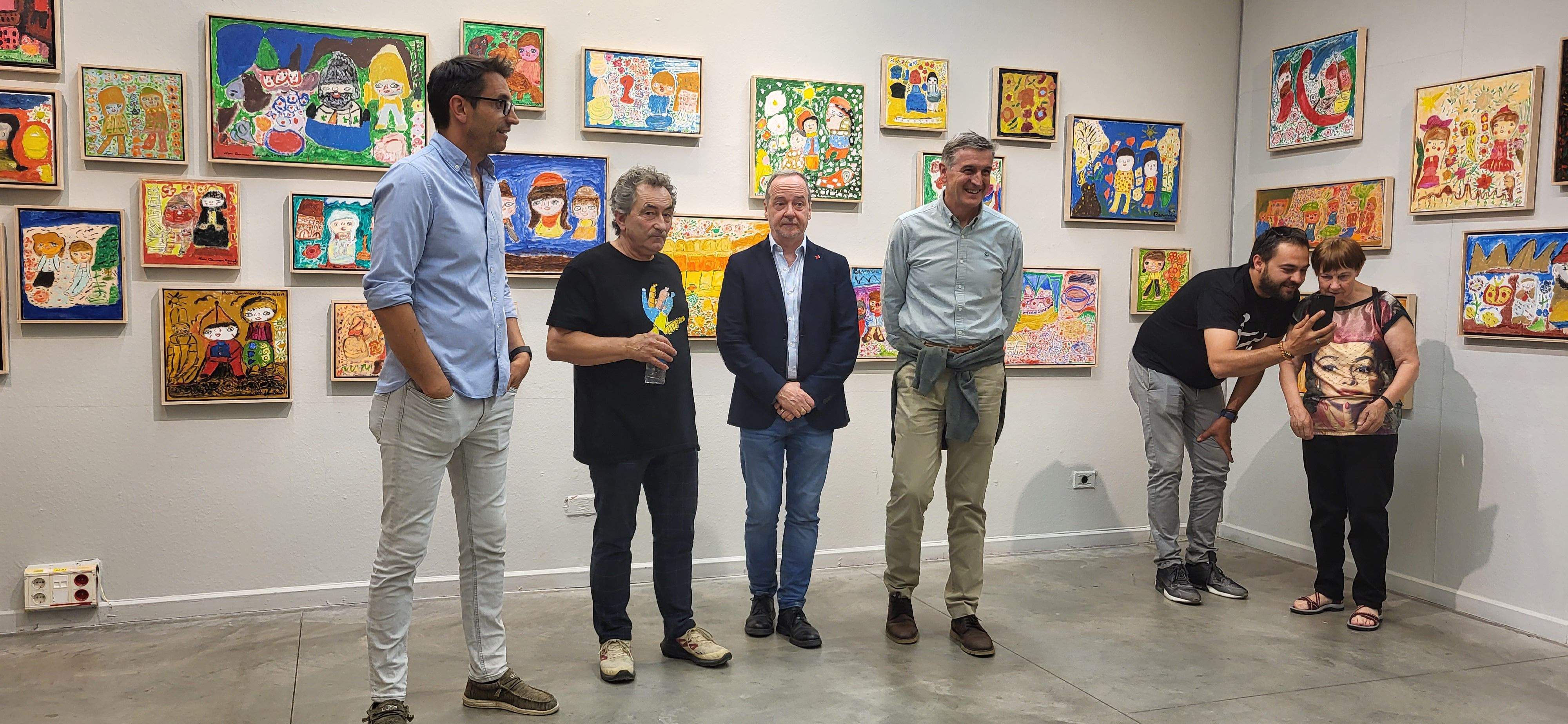 Exposición de Carmen Bonache en el Centro Cultural Manuel Benito Moliner. Foto Myriam Martínez