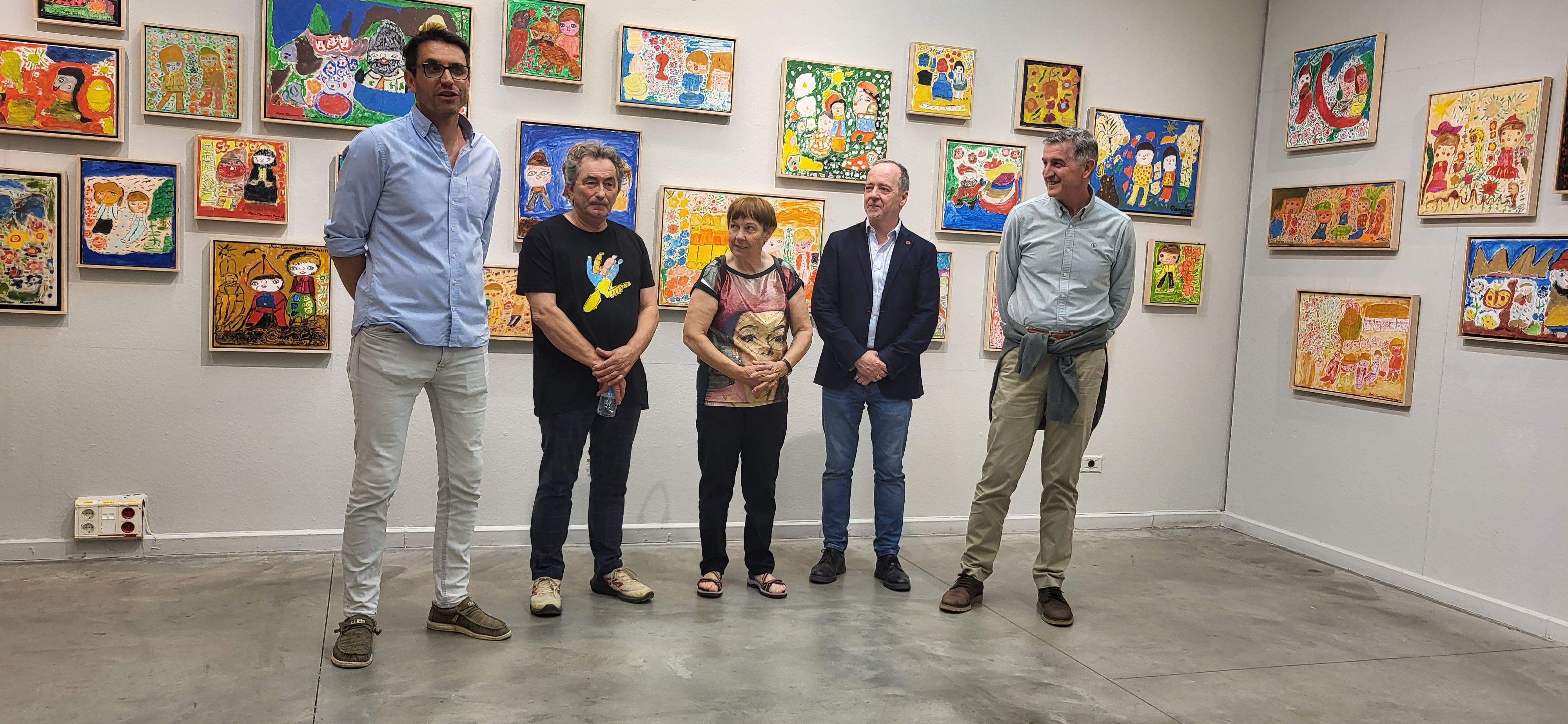 Exposición de Carmen Bonache en el Centro Cultural Manuel Benito Moliner. Foto Myriam Martínez