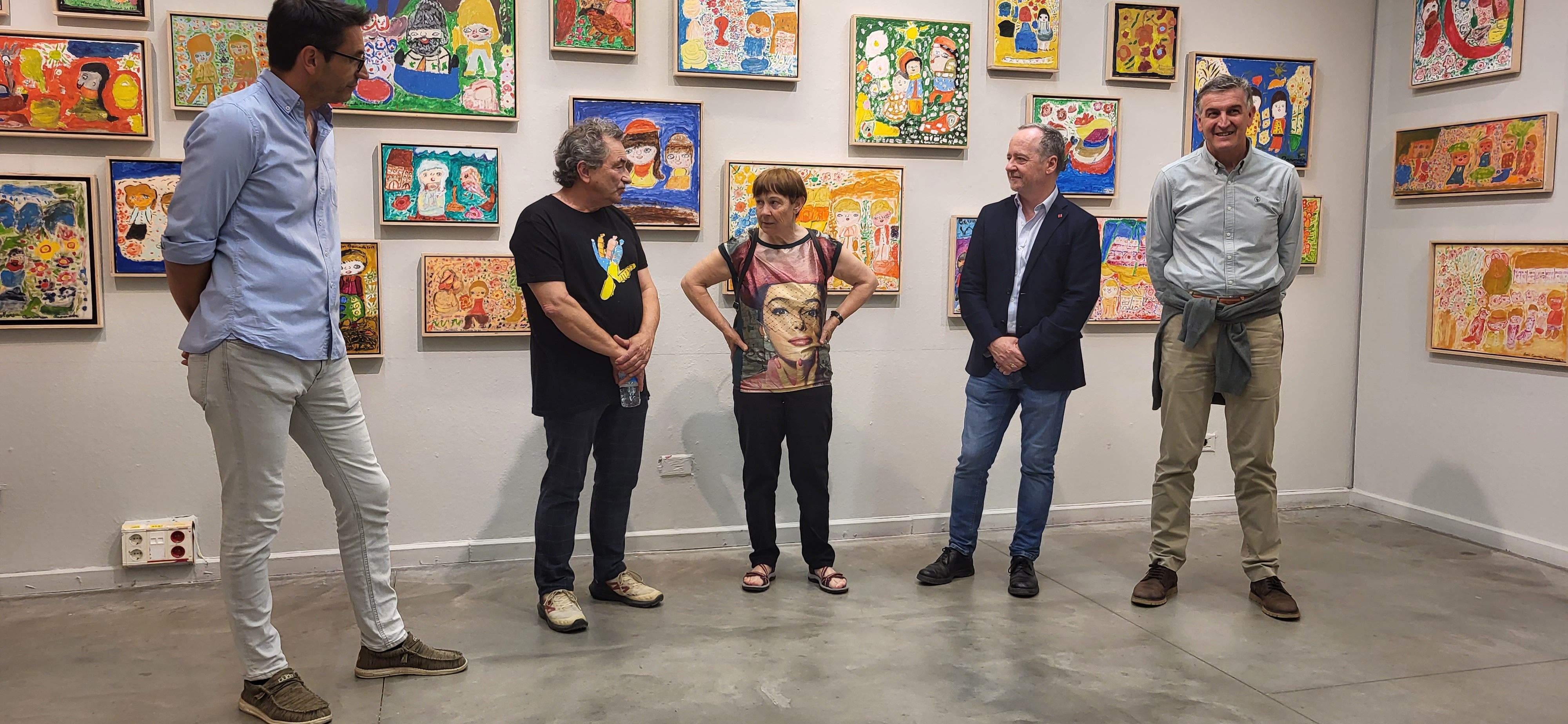 Exposición de Carmen Bonache en el Centro Cultural Manuel Benito Moliner. Foto Myriam Martínez