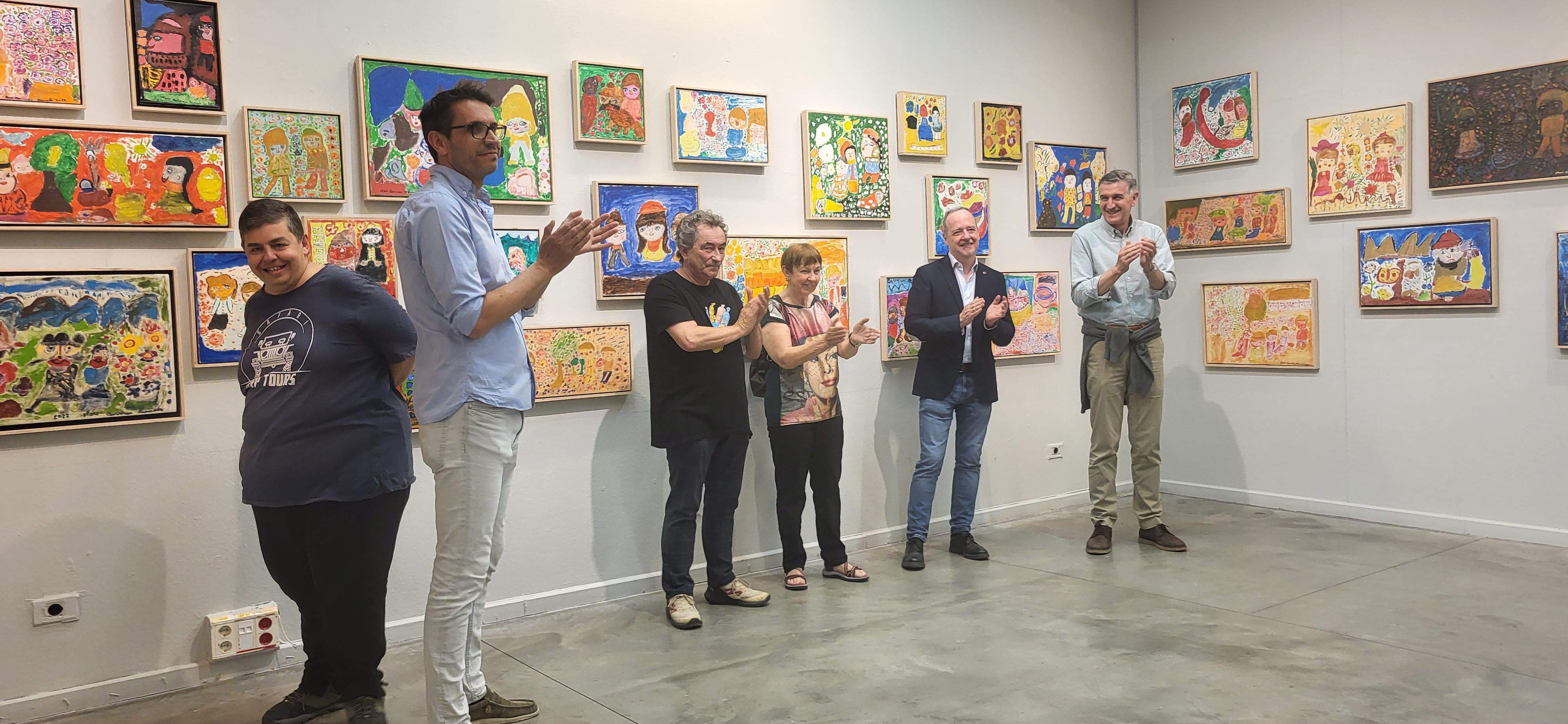 Exposición de Carmen Bonache en el Centro Cultural Manuel Benito Moliner. Foto Myriam Martínez