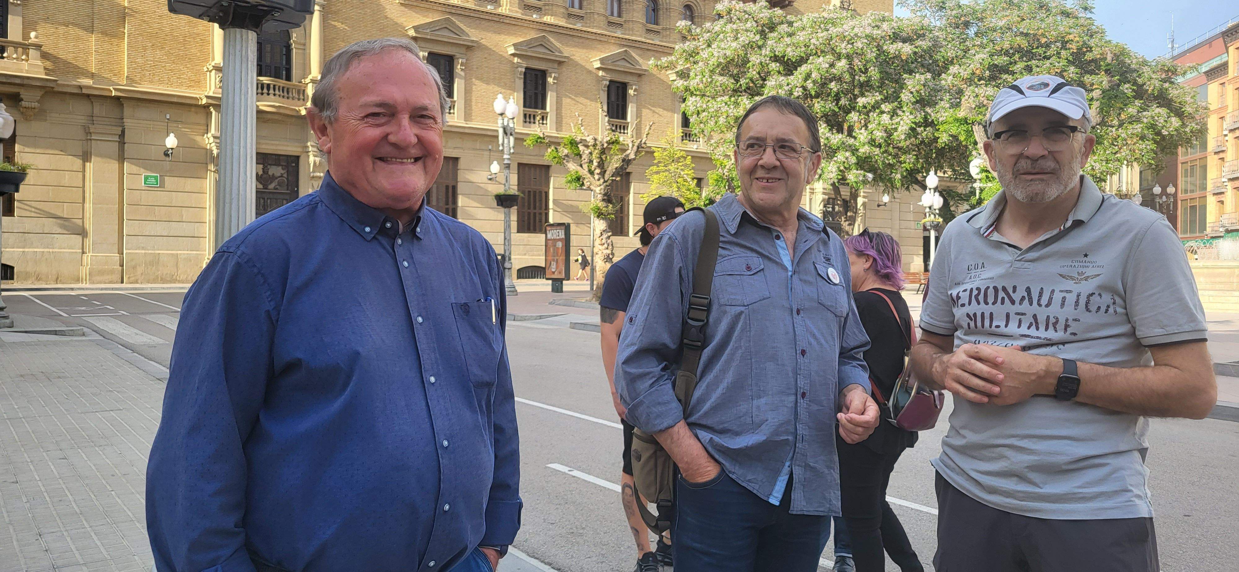 Acto de Amnistía Internacional Huesca, contra el aparheid de Israel a Palestina. Foto Myriam Martínez