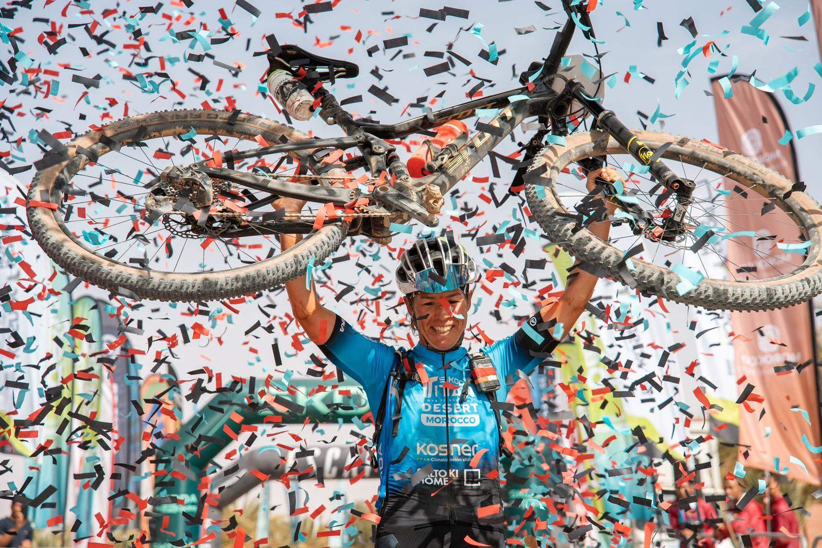 Llegada a meta. Foto: @TitanDesert