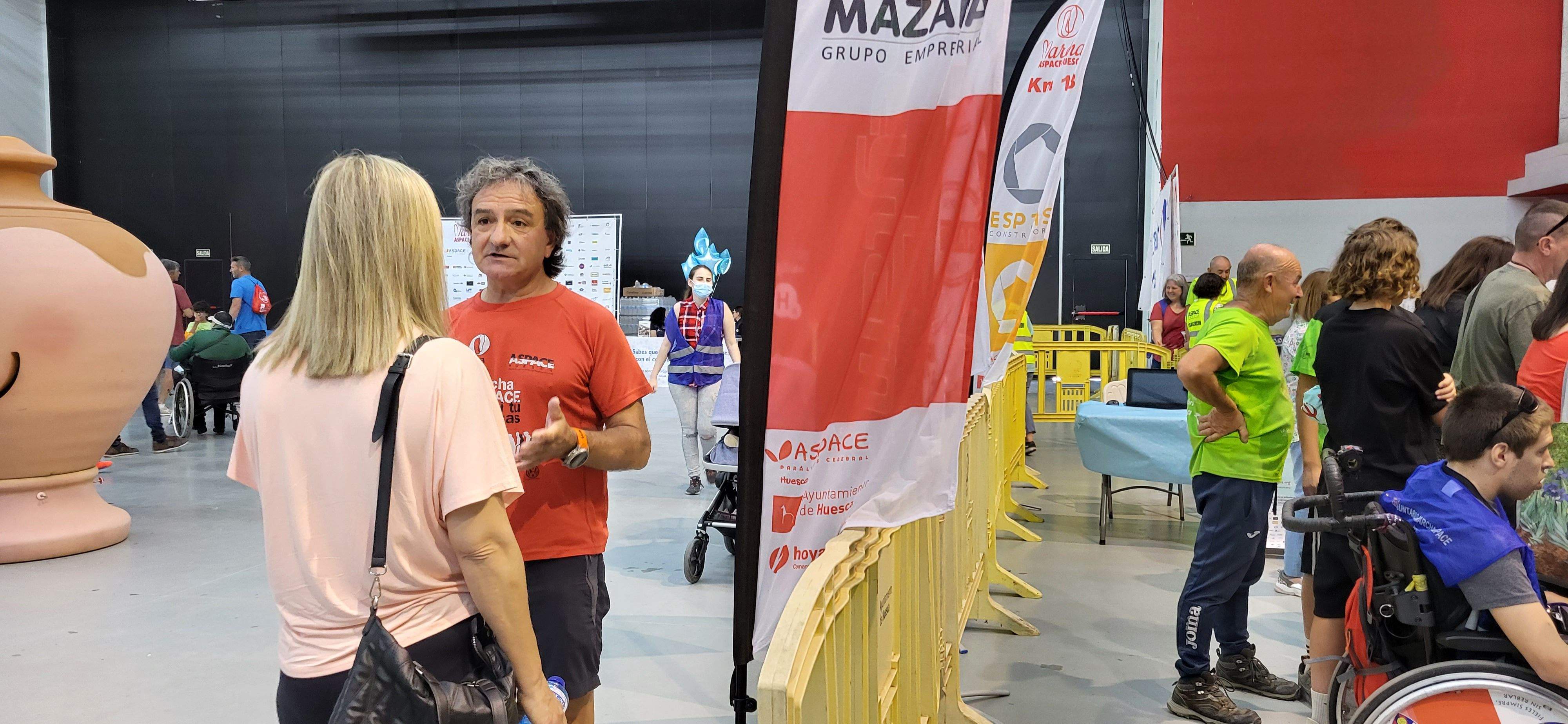 Jornada previa a la 11ª Marcha Aspace Huesca. Foto Myriam Martínez