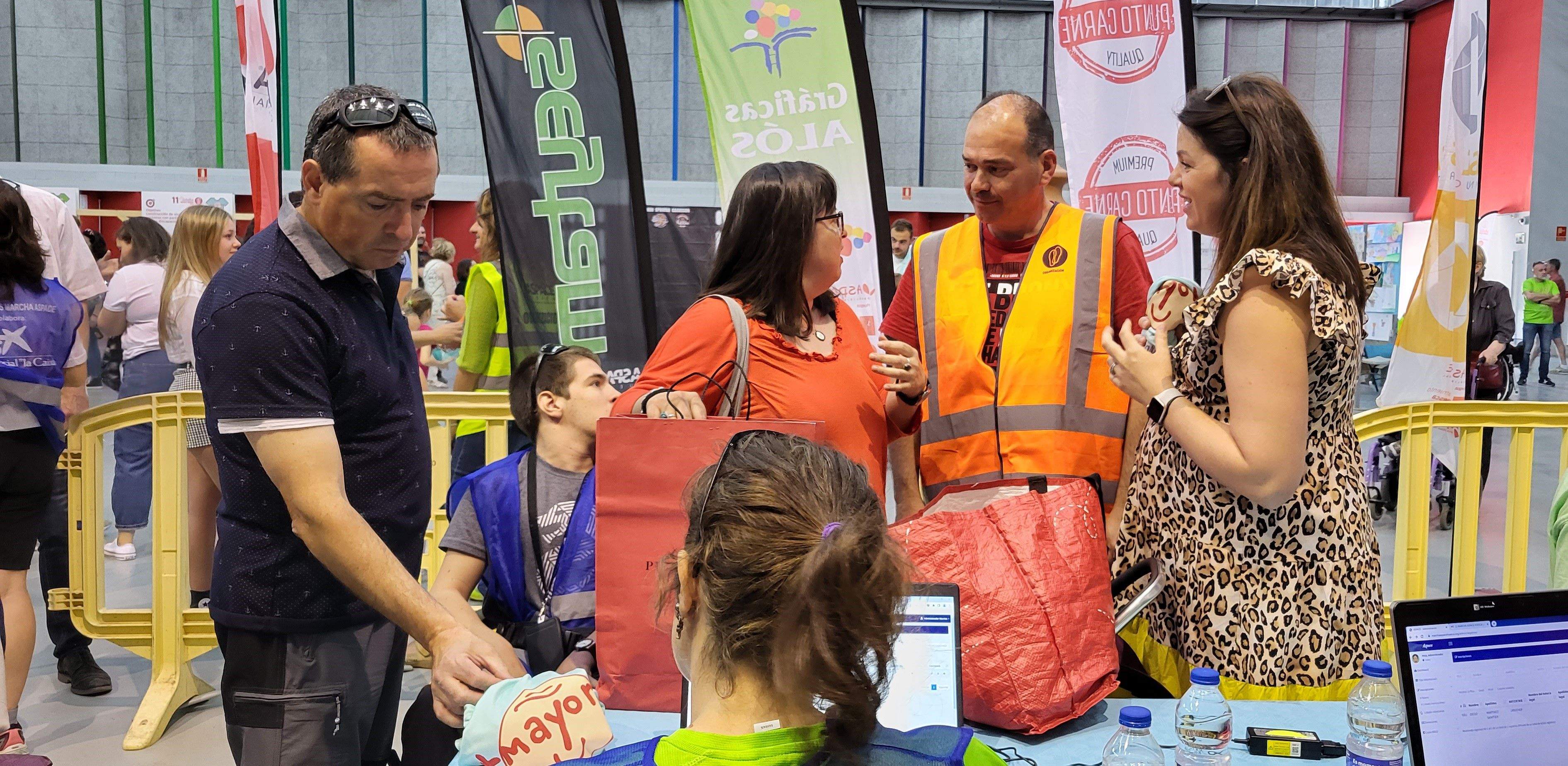 Jornada previa a la 11ª Marcha Aspace Huesca. Foto Myriam Martínez