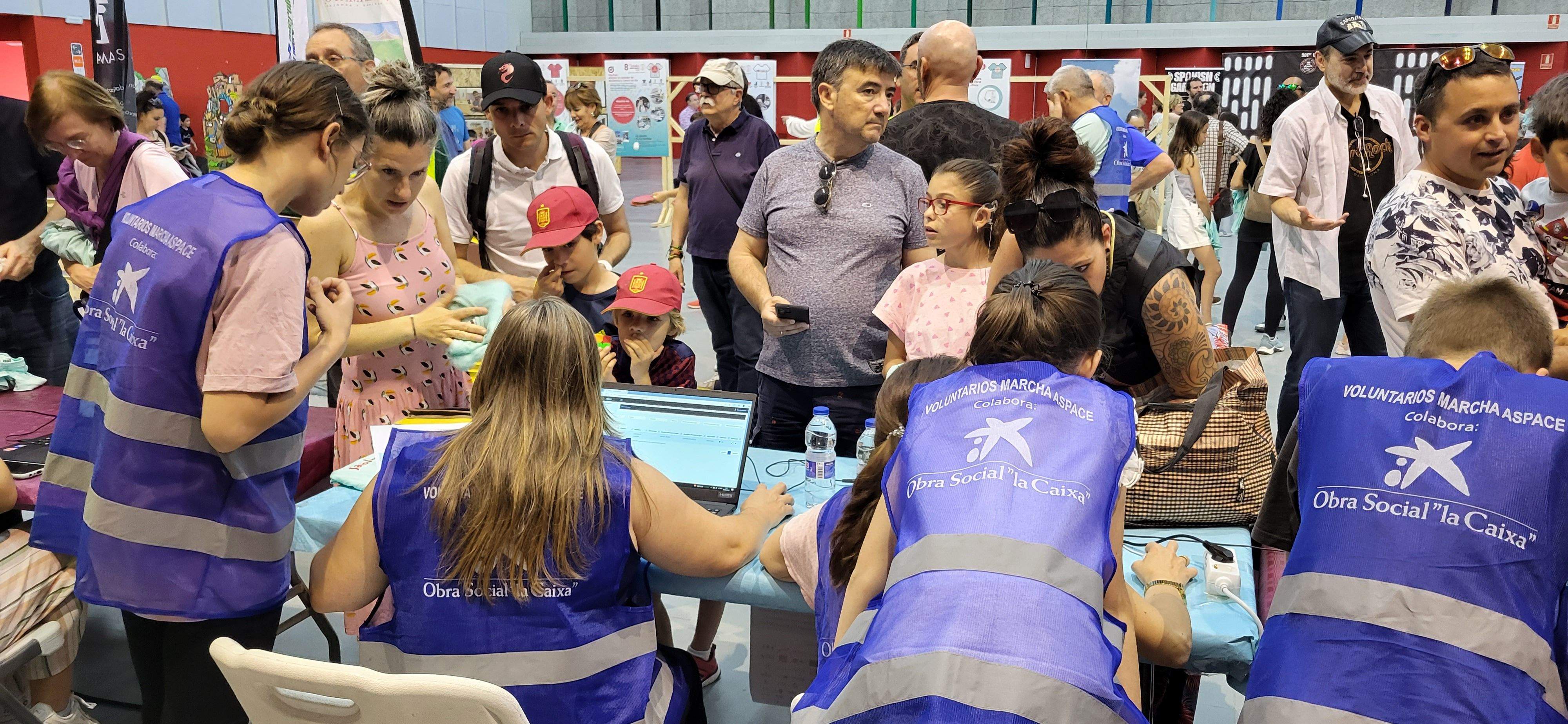 Jornada previa a la 11ª Marcha Aspace Huesca. Foto Myriam Martínez