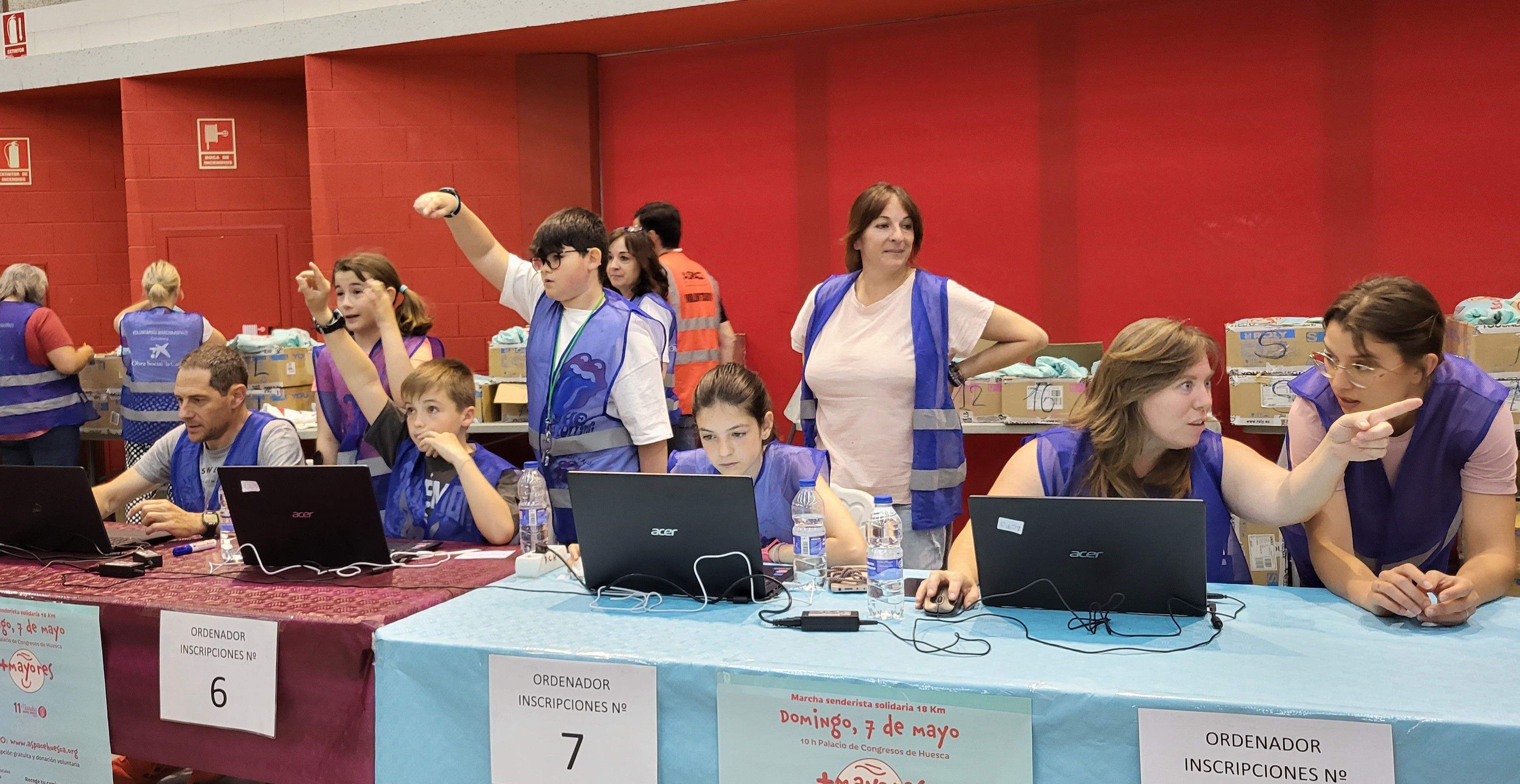 Jornada previa a la 11ª Marcha Aspace Huesca. Foto Myriam Martínez