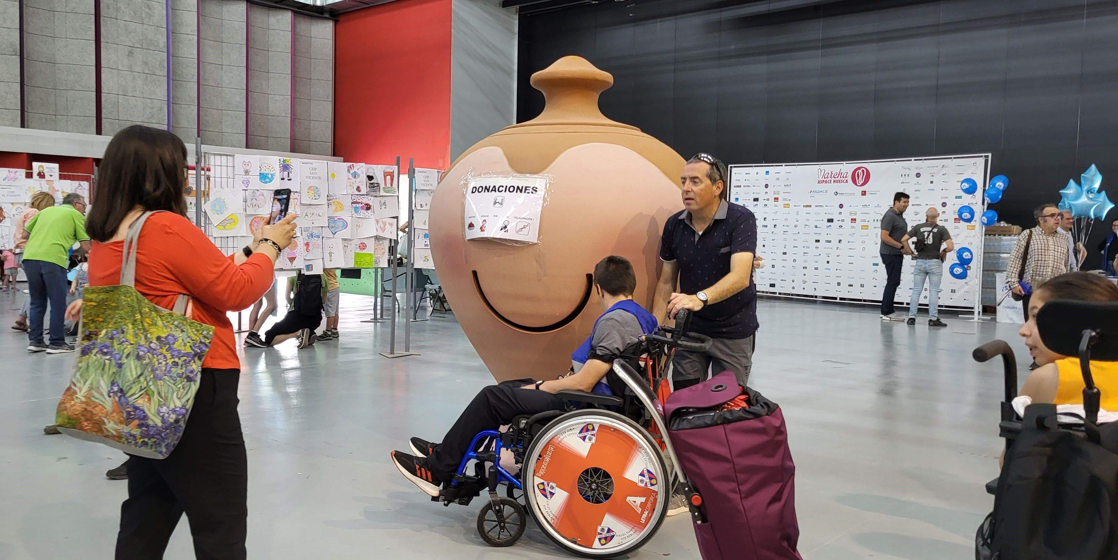 Jornada previa a la 11ª Marcha Aspace Huesca. Foto Myriam Martínez