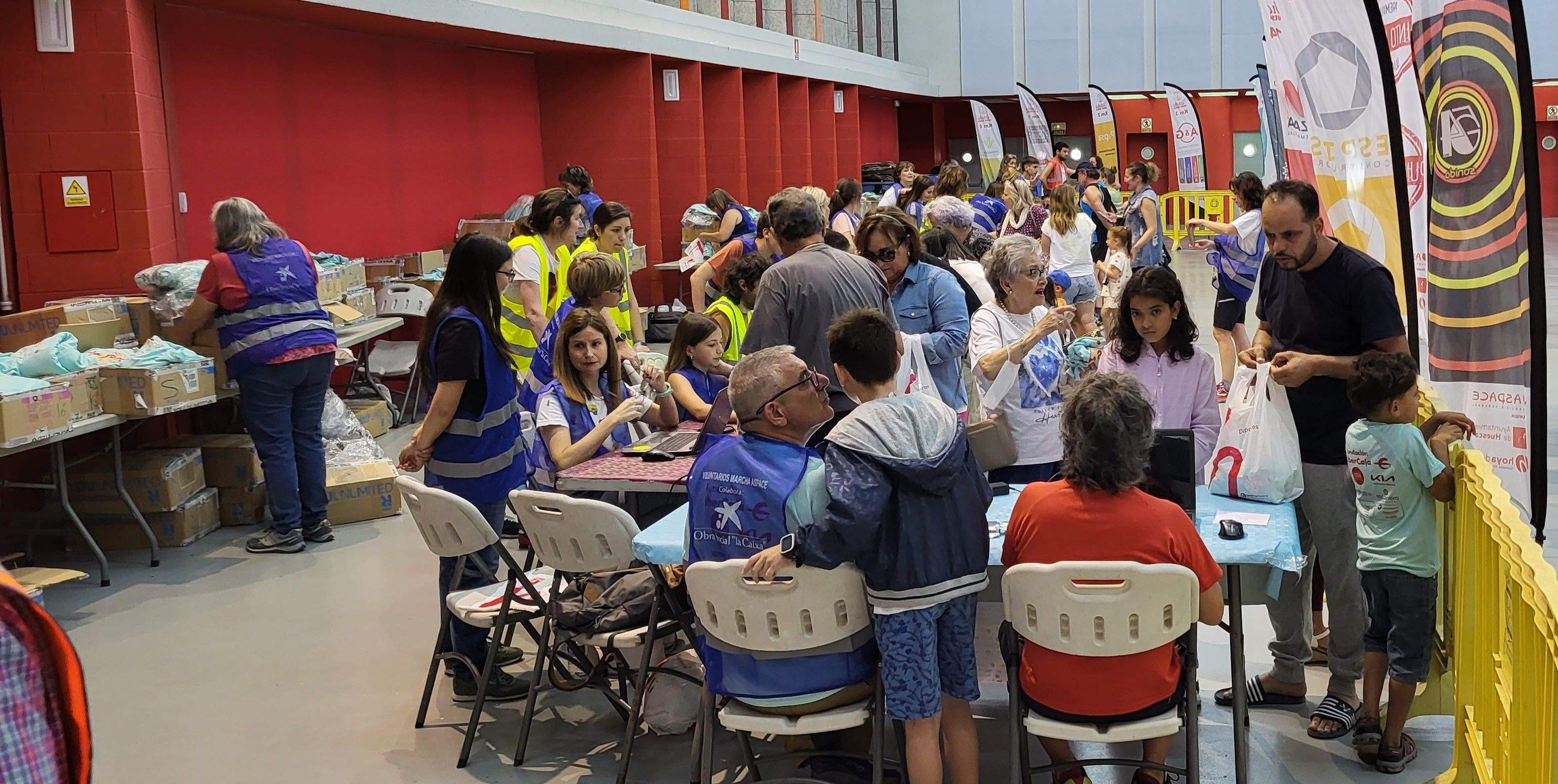 Jornada previa a la 11ª Marcha Aspace Huesca. Foto Myriam Martínez