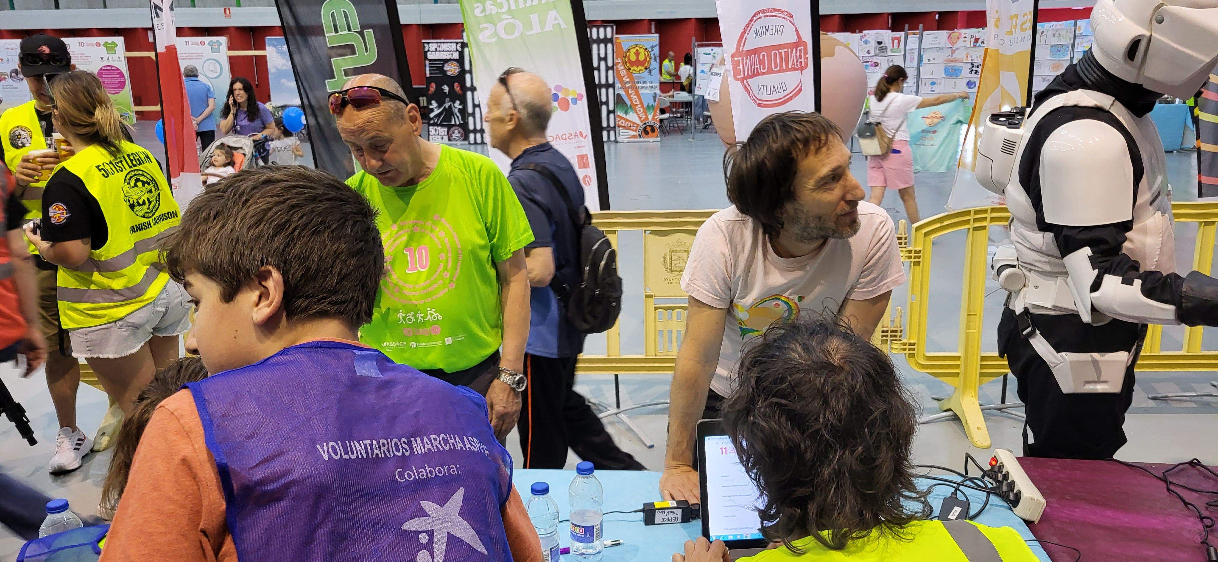 Jornada previa a la 11ª Marcha Aspace Huesca. Foto Myriam Martínez