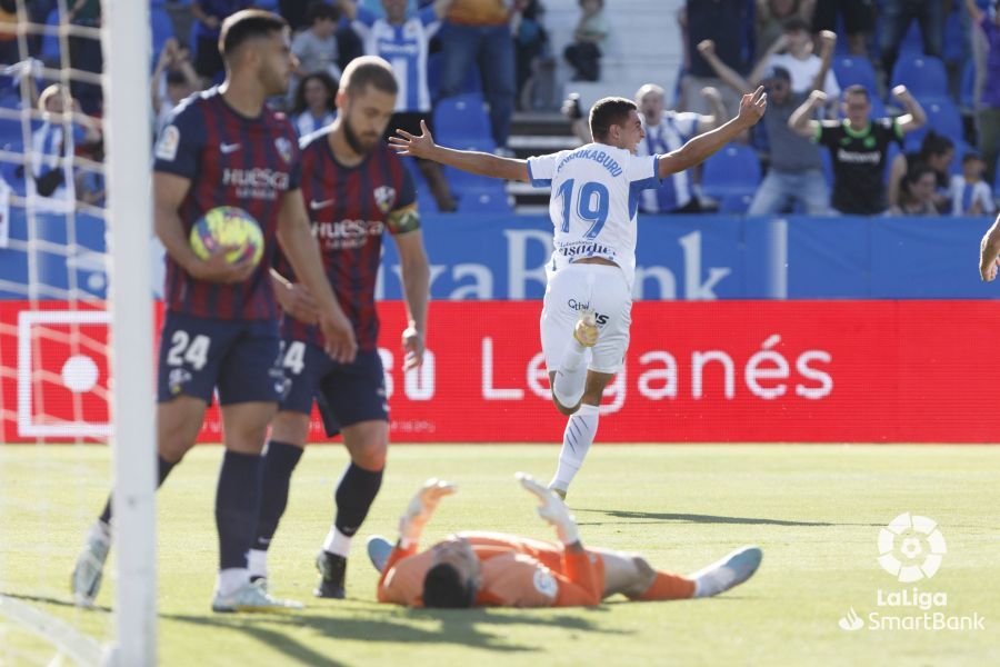 Imágenes del Leganés-Huesca. Foto Laliga