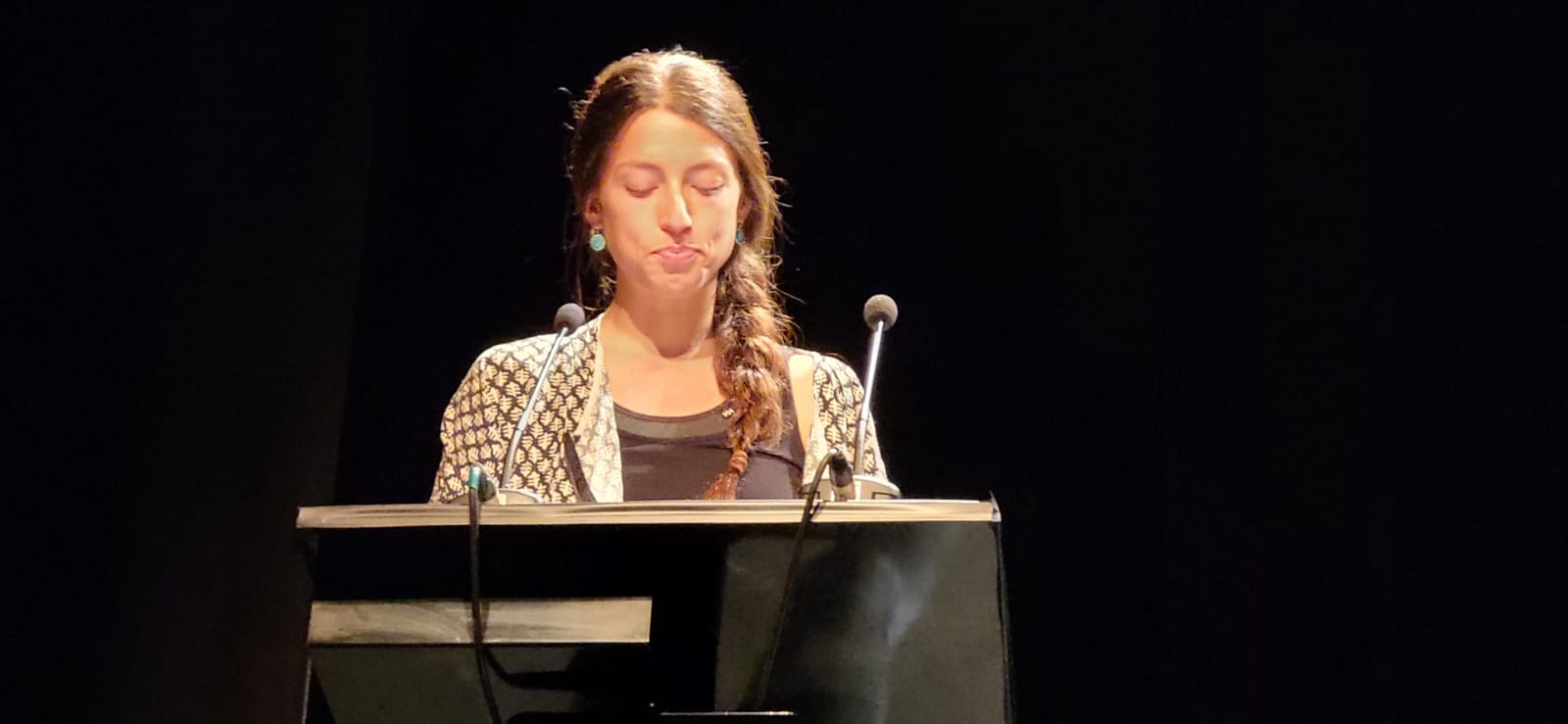 Homenaje a Amaia Agirre en el Centro Cultural Manuel Benito Moliner. Foto Javier García Antón
