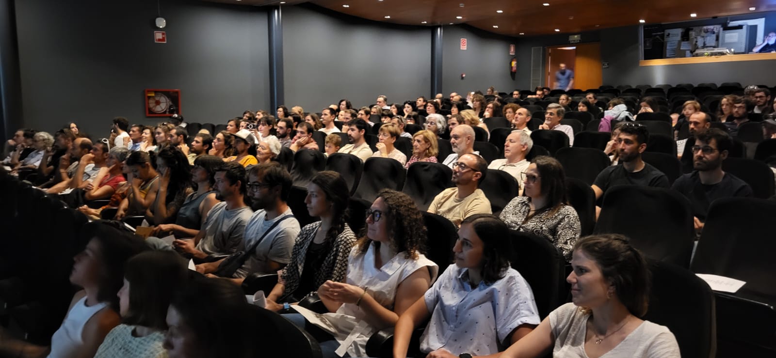 Homenaje a Amaia Agirre en el Centro Cultural Manuel Benito Moliner. Foto Javier García Antón