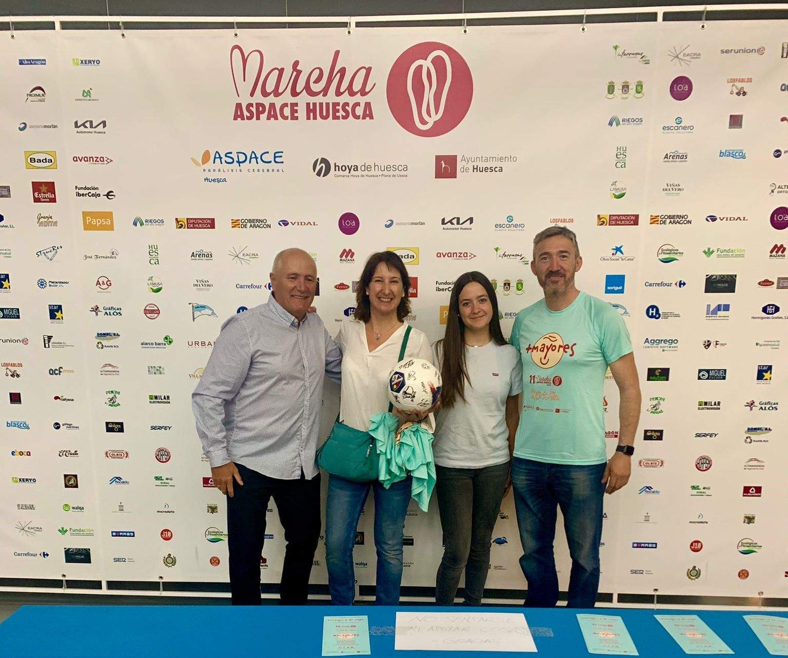 Jornada previa a la 11ª Marcha Aspace Huesca. Foto Aspace Huesca