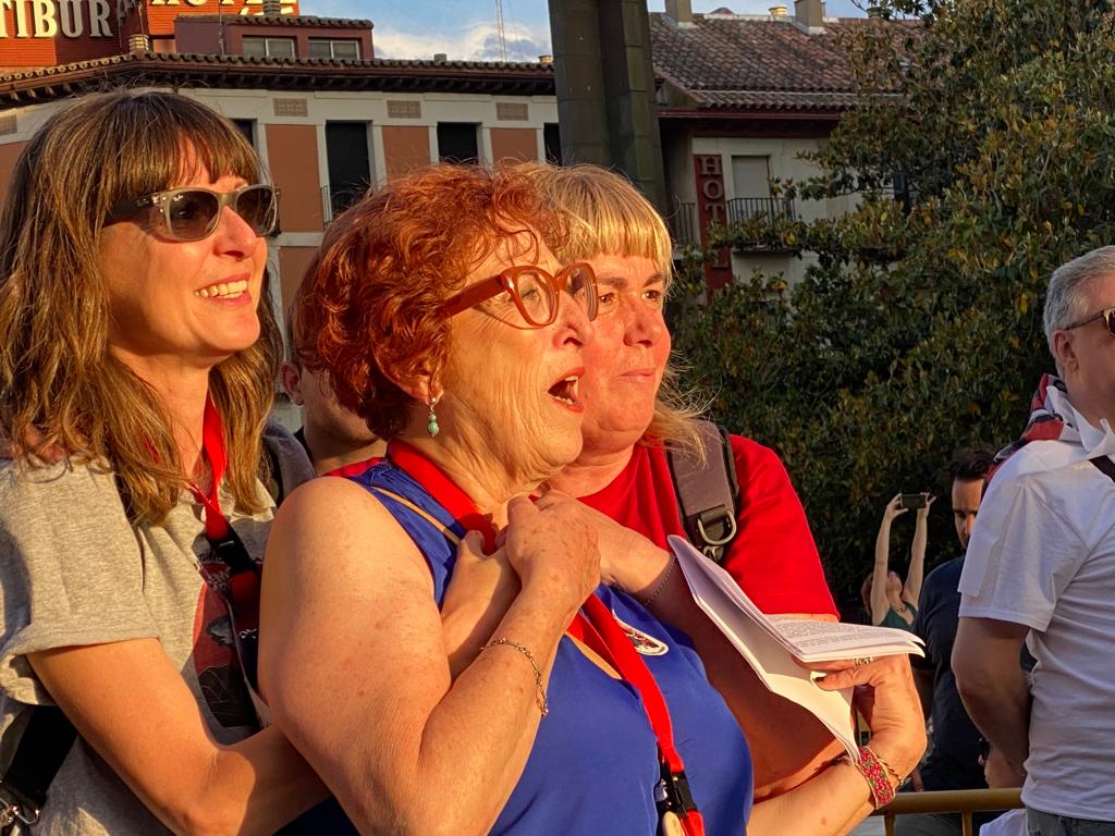 Manifestación en Zaragoza por la protección de Canal Roya. 