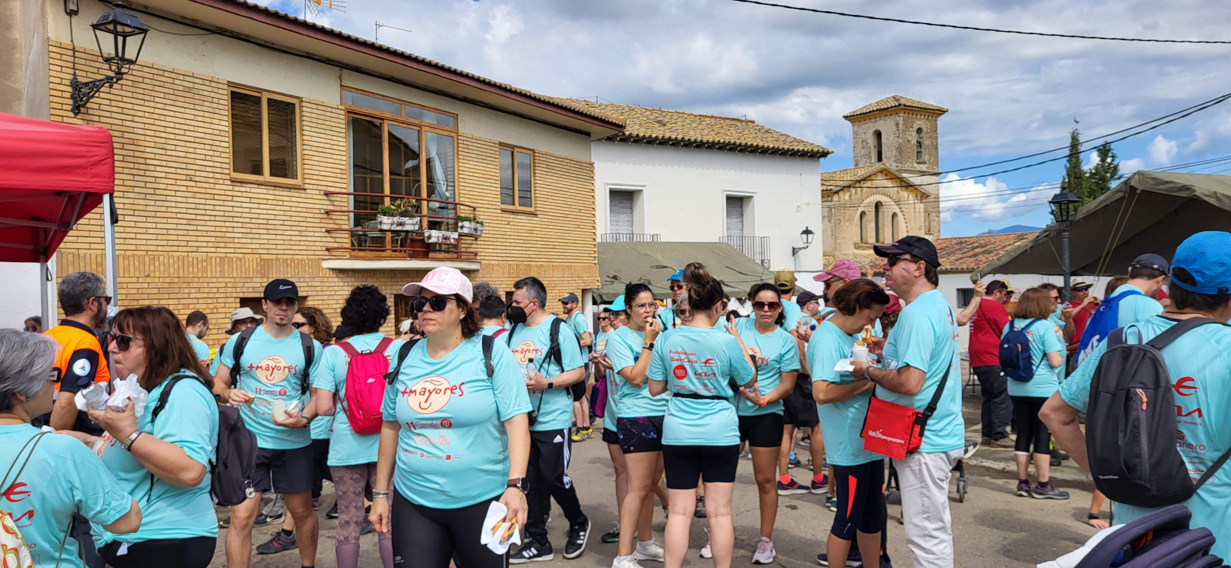 La Marcha Aspace en el avituallamiento de Banariés. Foto: Mercedes Manterola