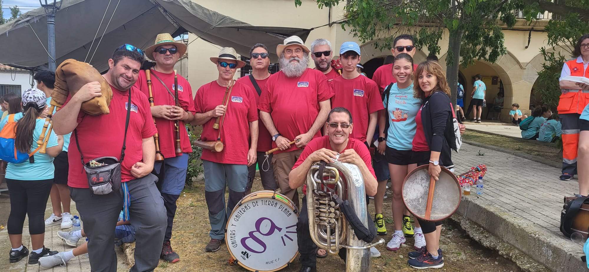 La Marcha Aspace en el avituallamiento de Banariés. Foto: Myriam Martínez