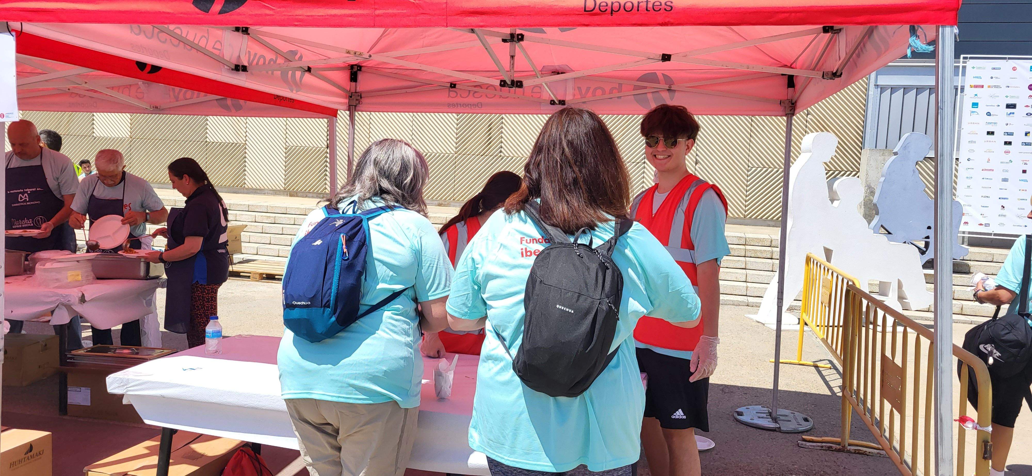 La comida, garbanzos buenísimos. Foto Myriam Martínez