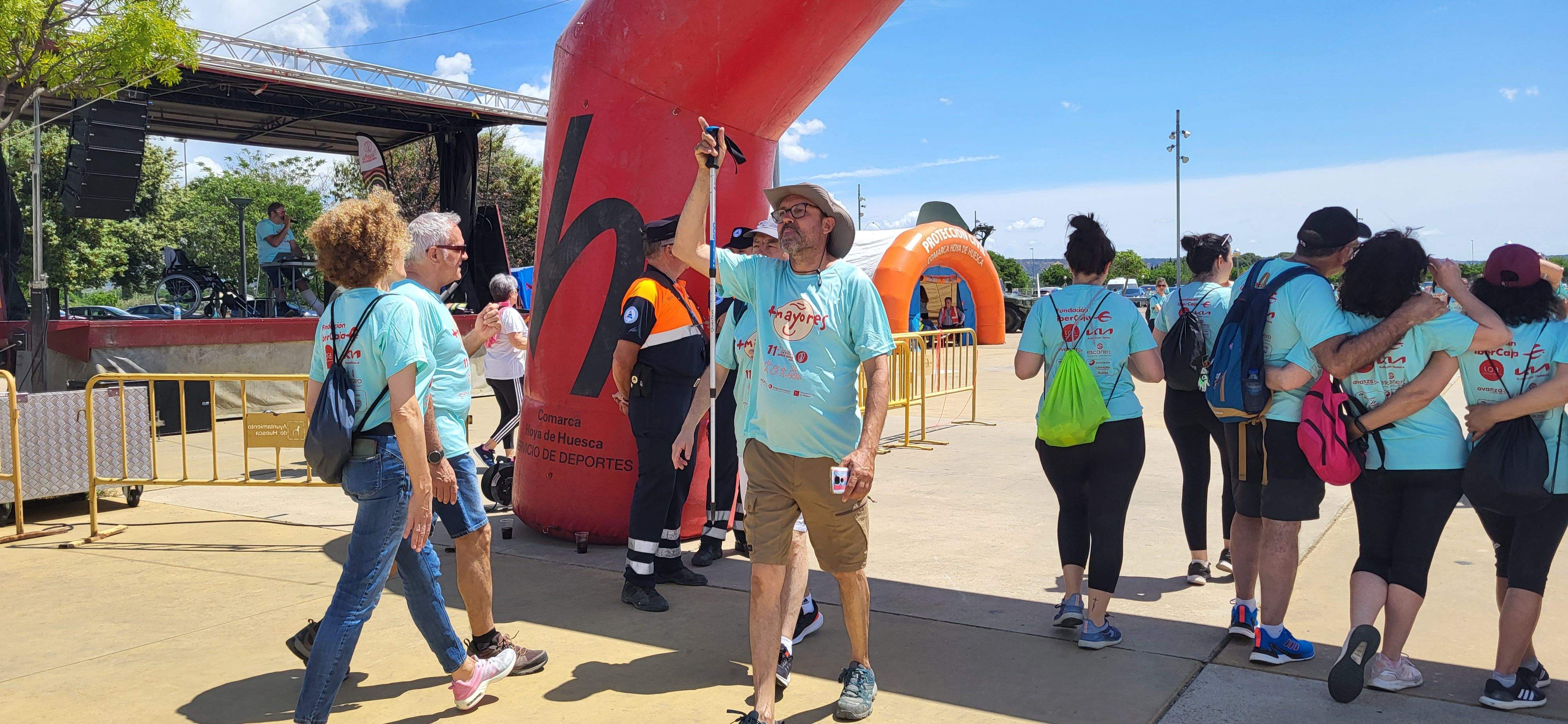 La llegada. Foto Myriam Martínez