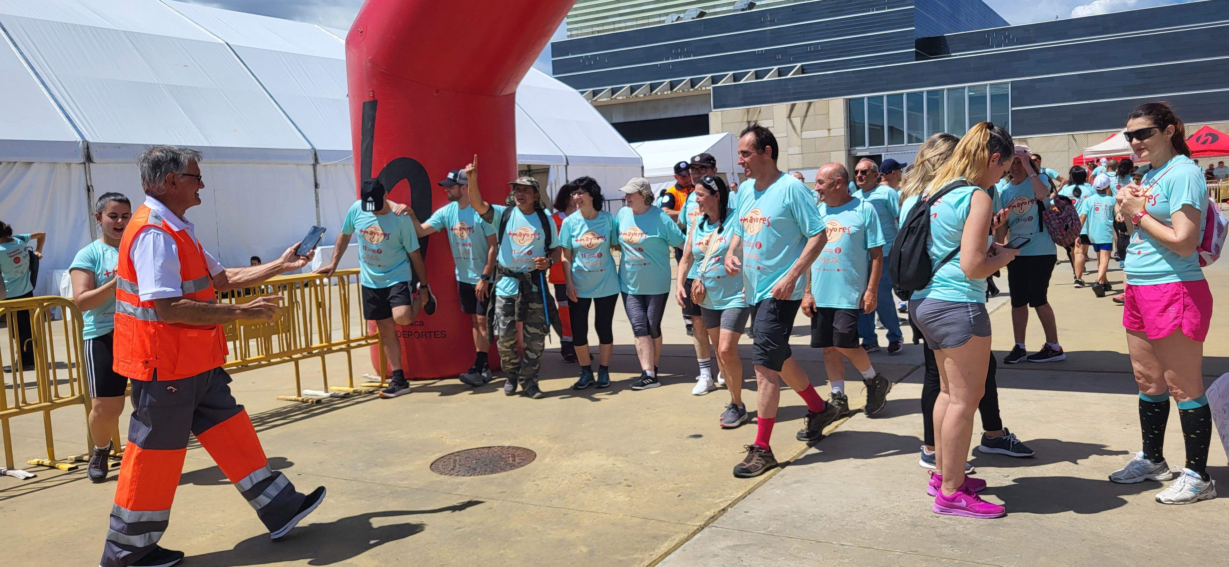 La llegada. Foto Myriam Martínez