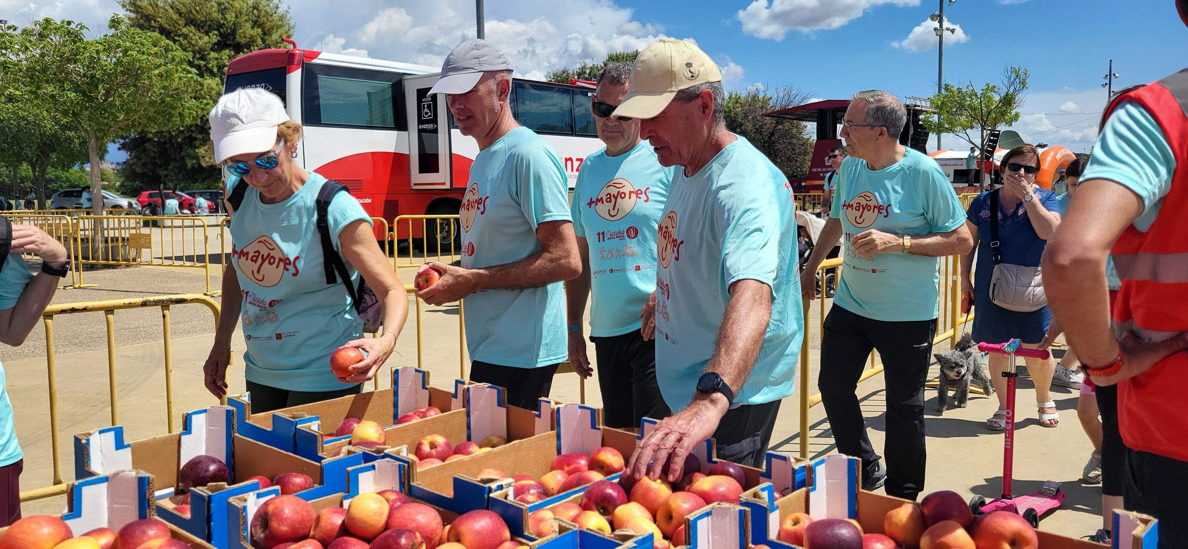 La comida, garbanzos buenísimos. Foto Myriam Martínez