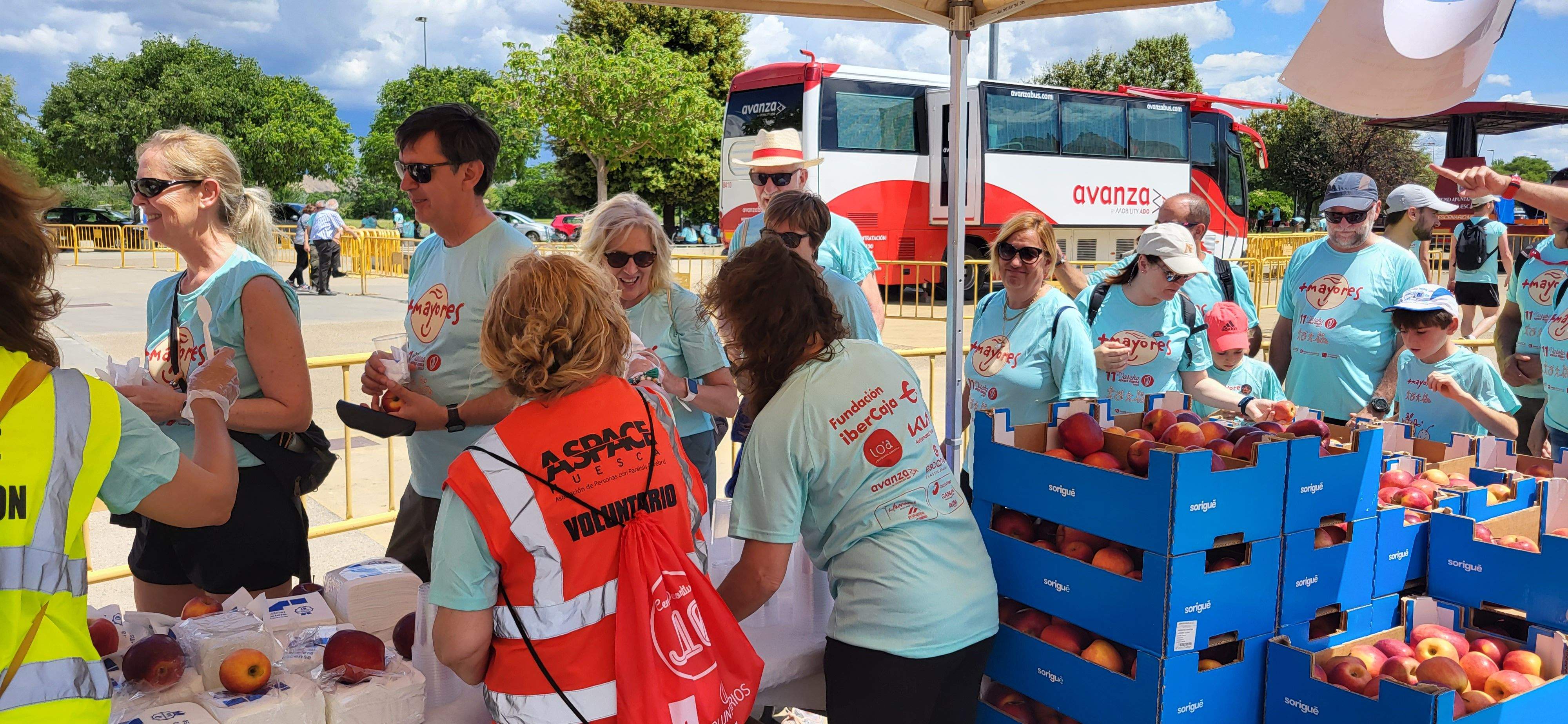 La comida, garbanzos buenísimos. Foto Myriam Martínez