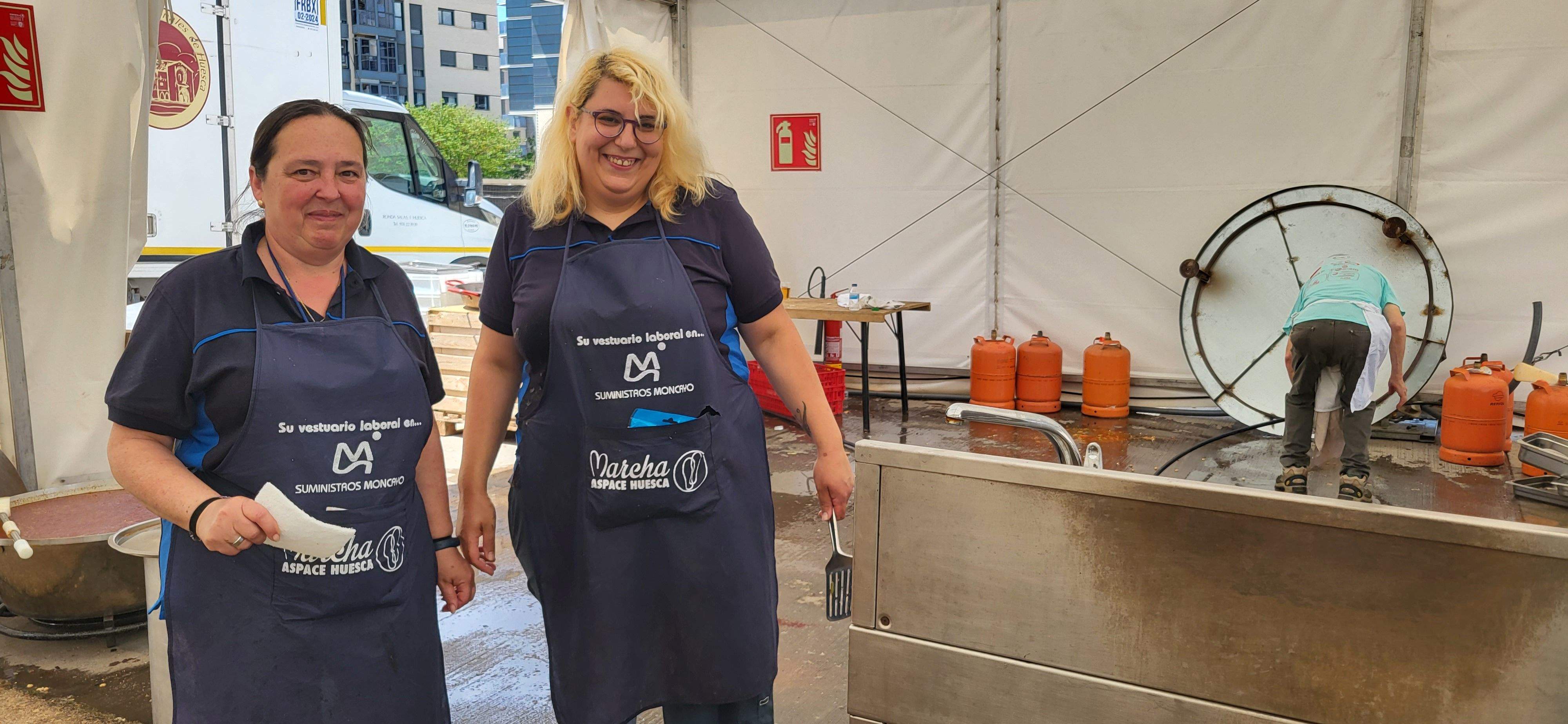 La comida, garbanzos buenísimos. Foto Myriam Martínez