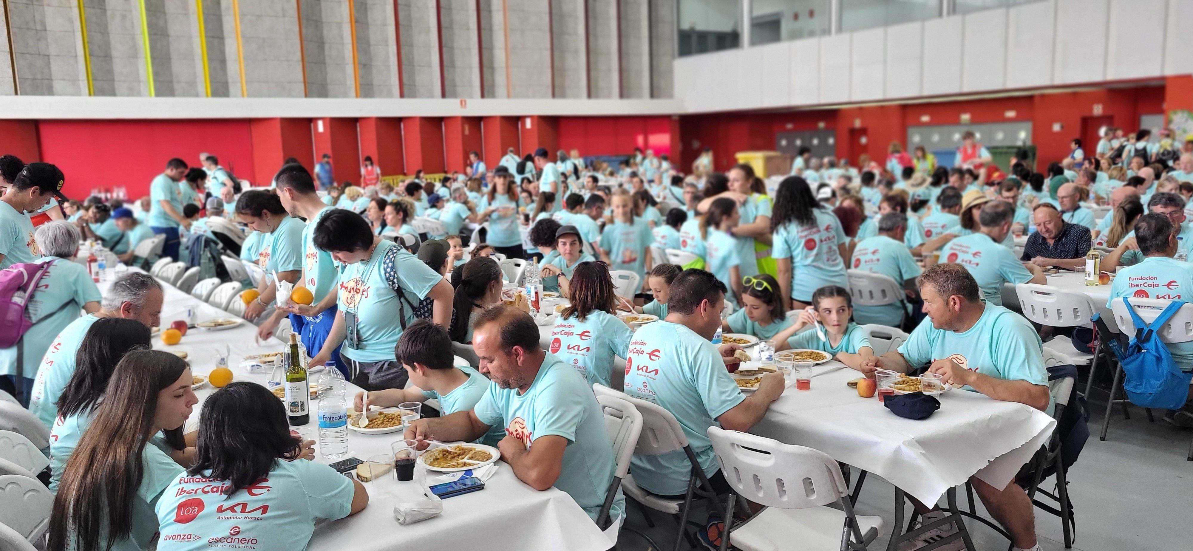 La comida, garbanzos buenísimos. Foto Myriam Martínez