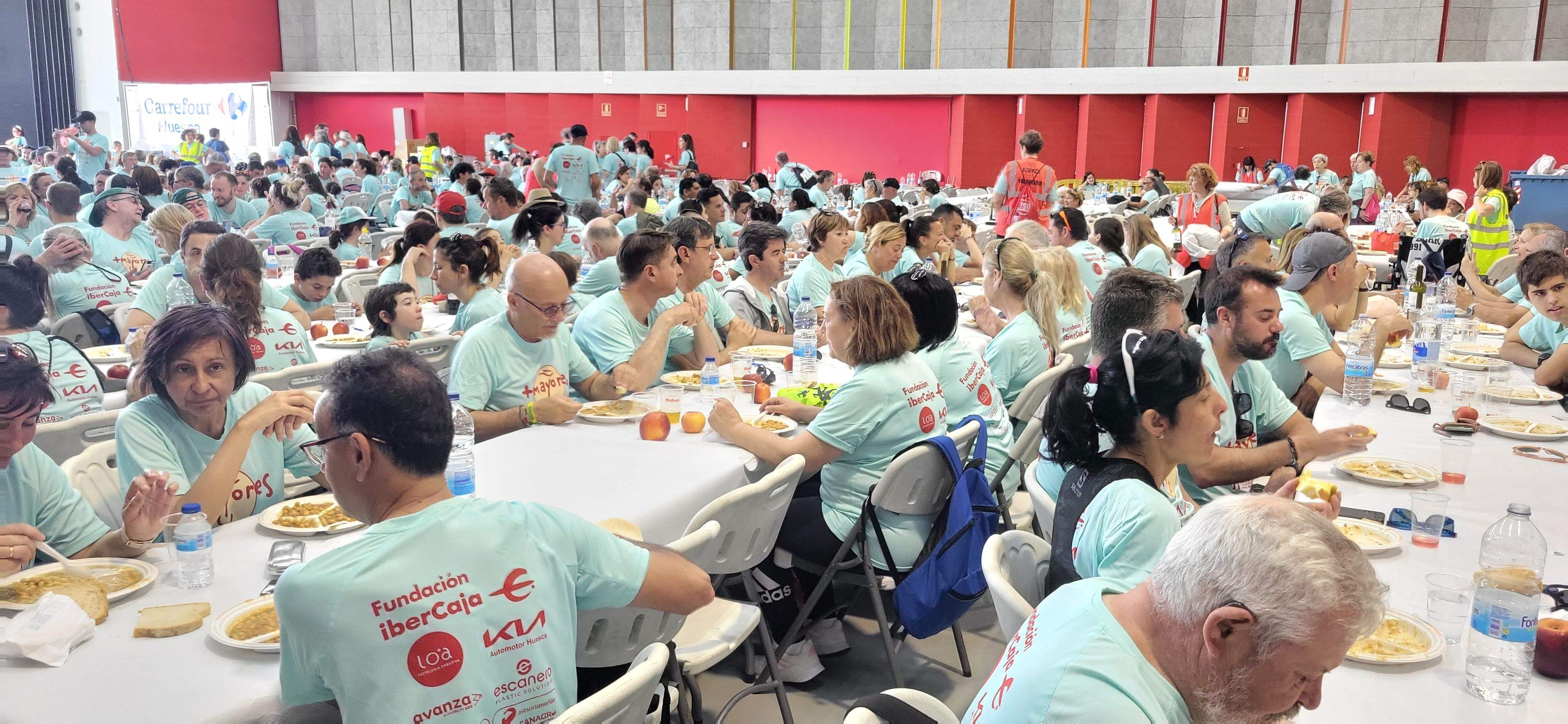La comida, garbanzos buenísimos. Foto Myriam Martínez