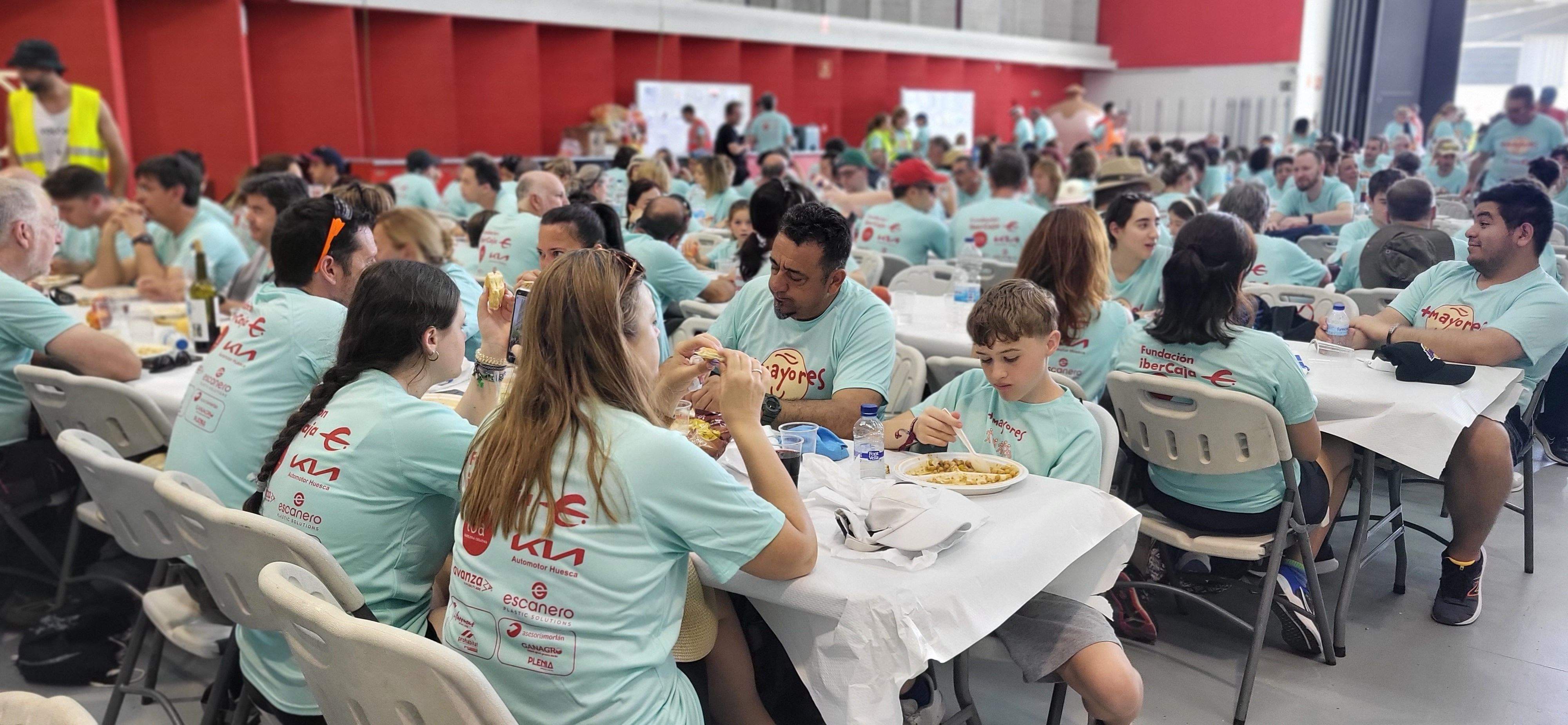 La comida, garbanzos buenísimos. Foto Myriam Martínez