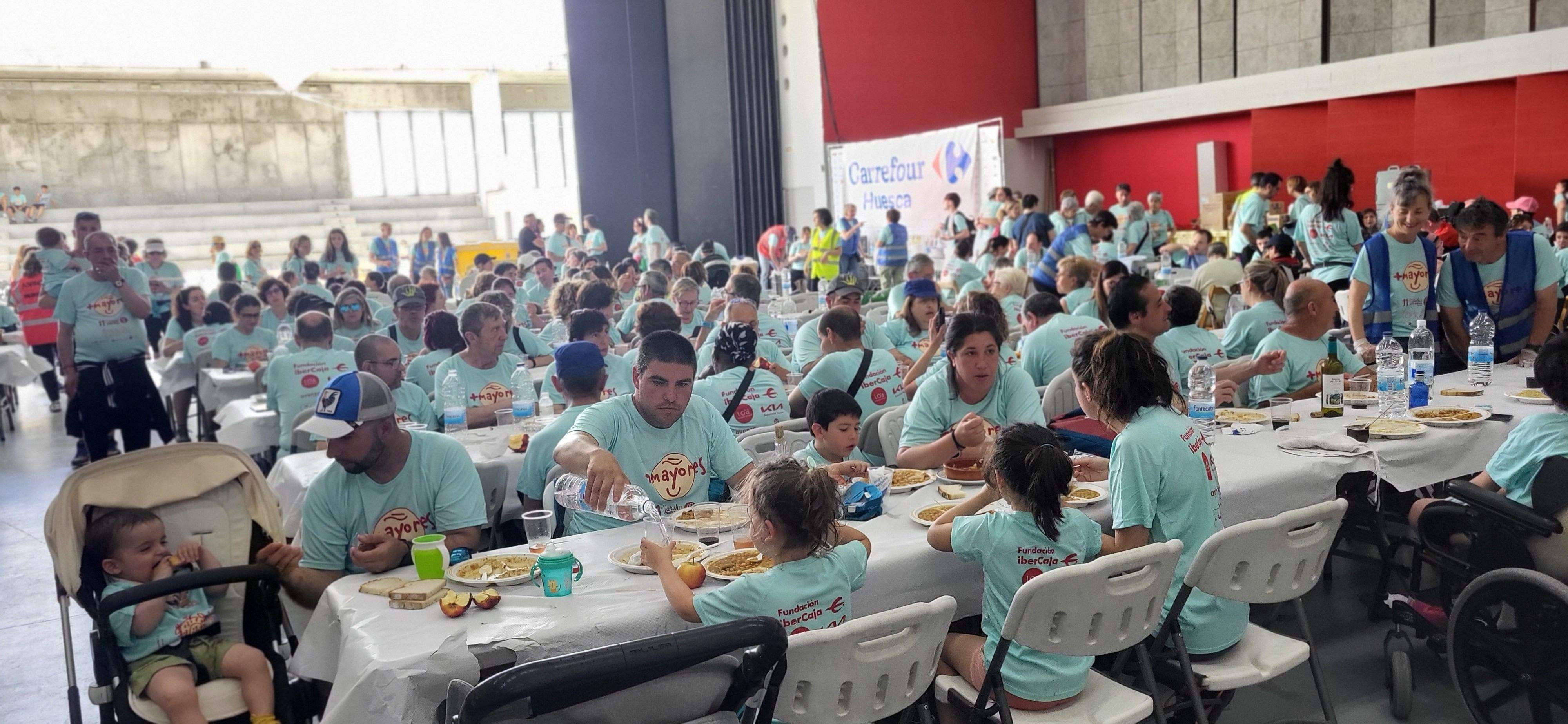 La comida, garbanzos buenísimos. Foto Myriam Martínez